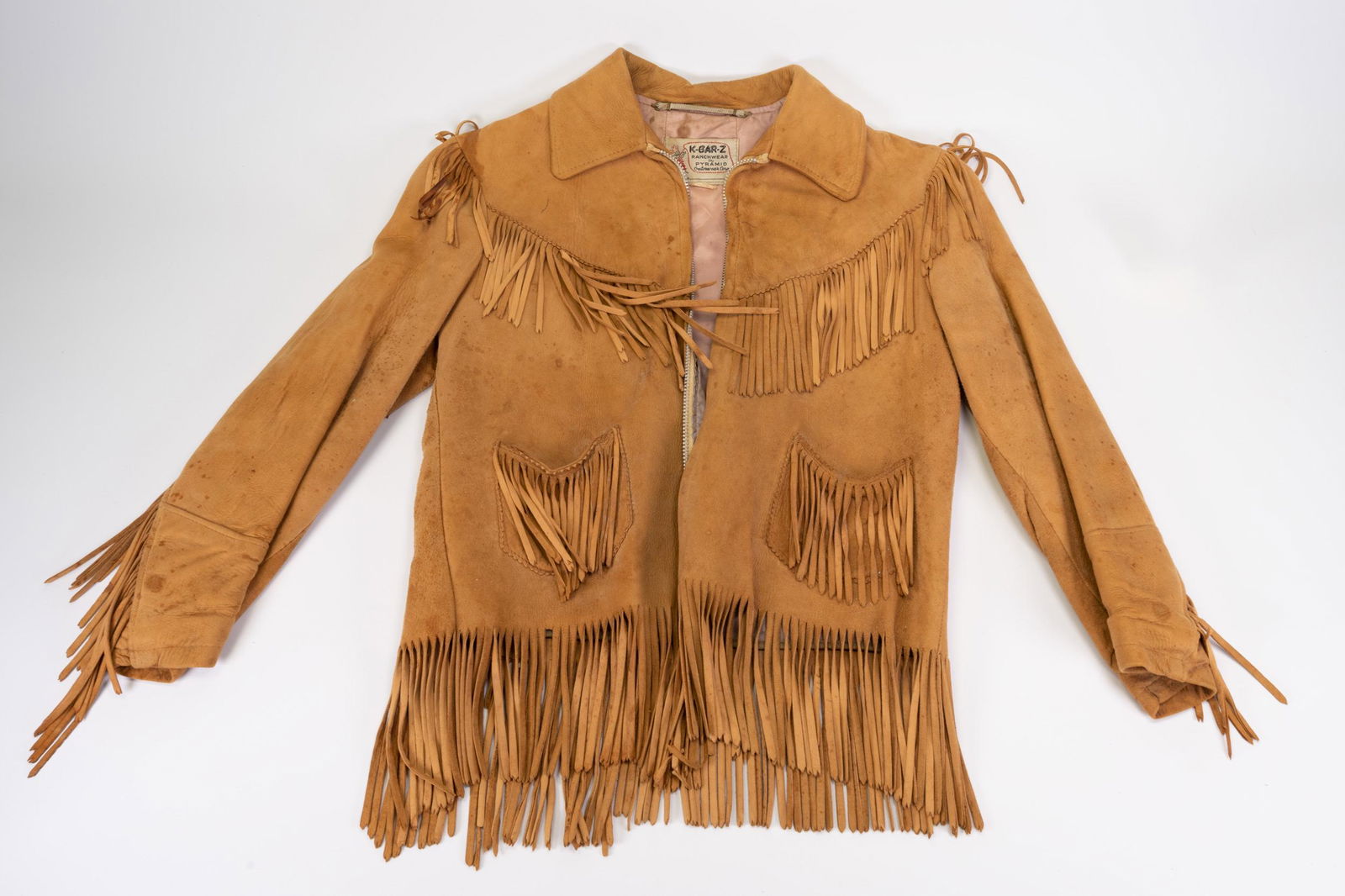 K-Bar-Z Childs Suede Jacket With Fringes (1 of 2)