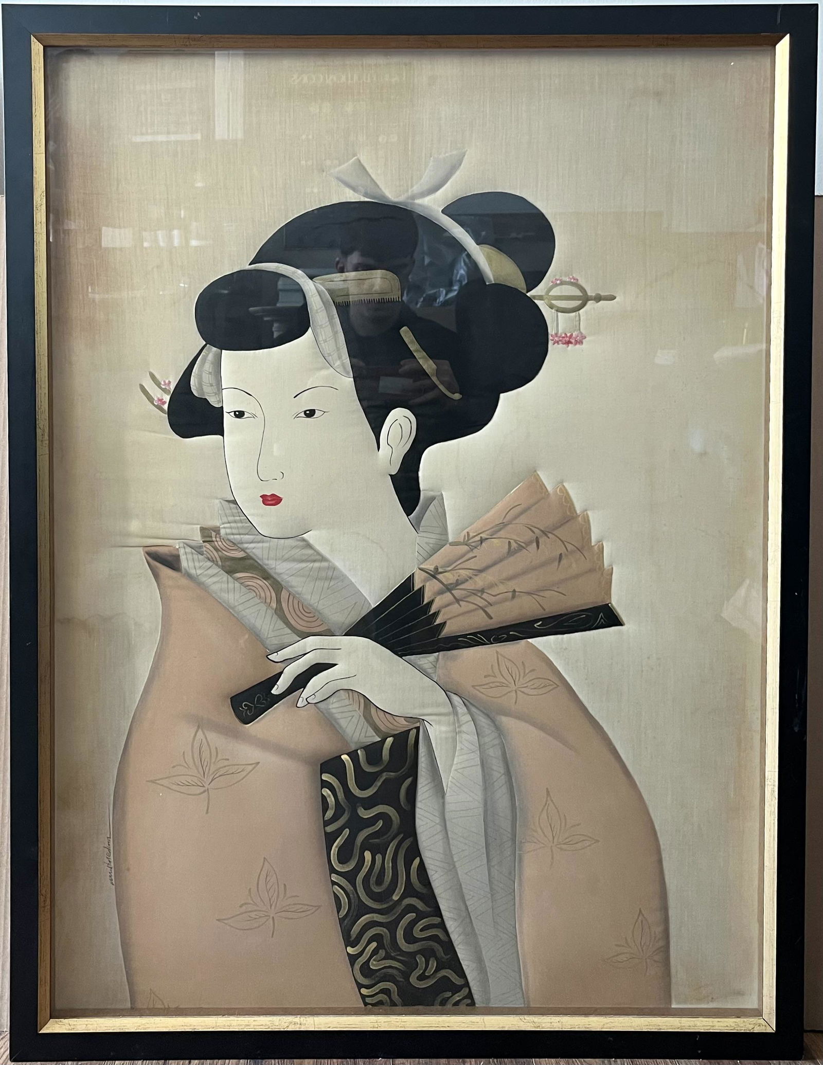 Maris Medina Geisha Girl Portrait on Silk (1 of 6)