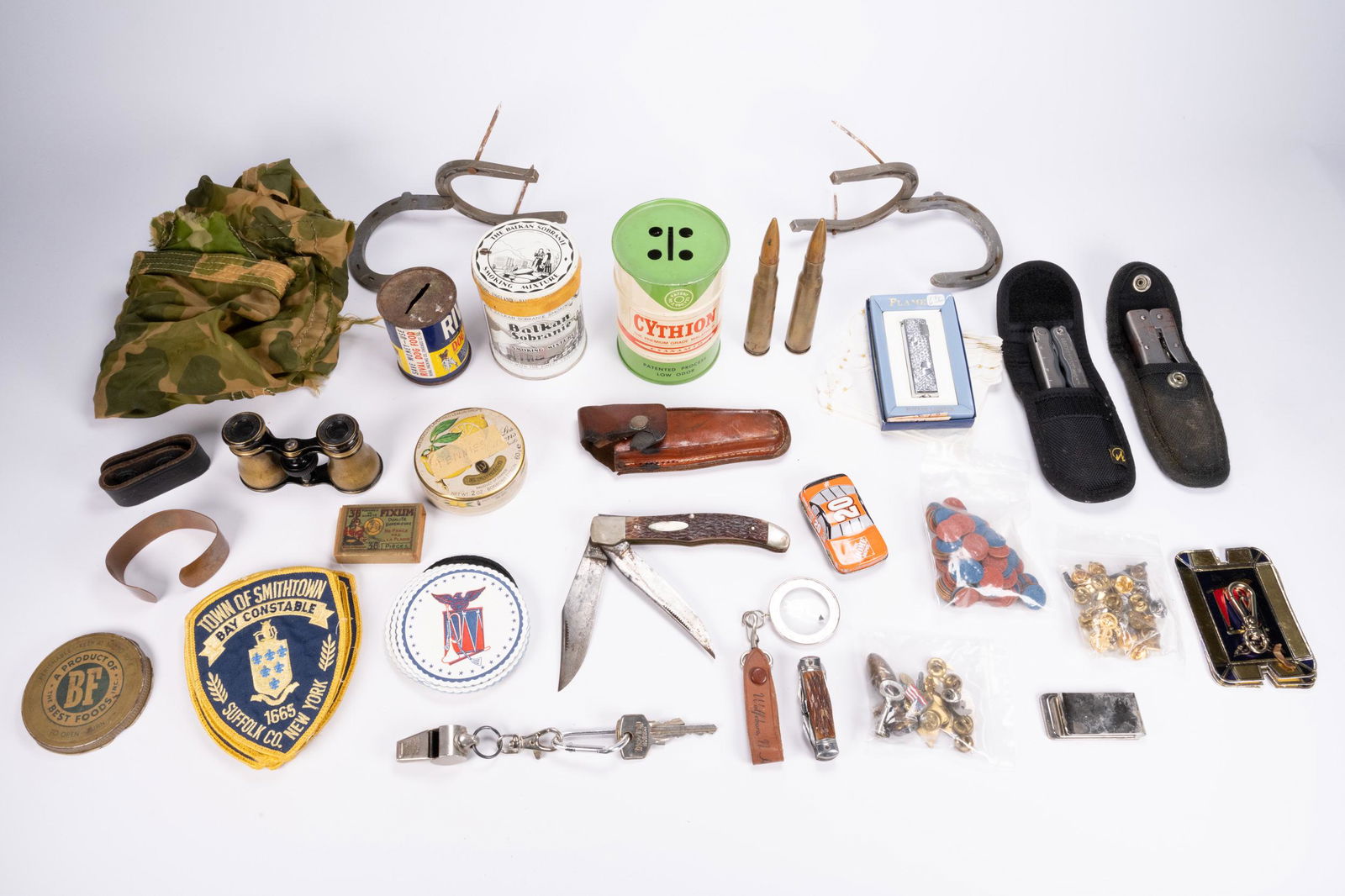 Mixed Militaria and Advertising Lot (1 of 6)