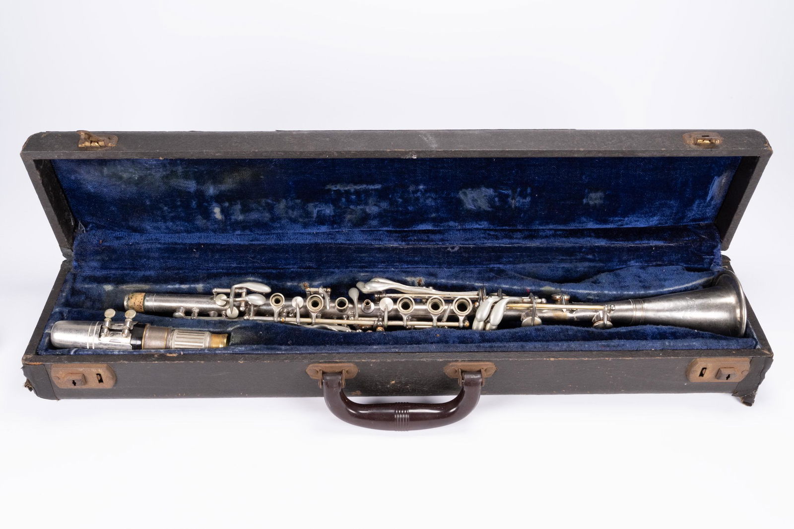 Vintage Silver Clarinet with Case (1 of 4)