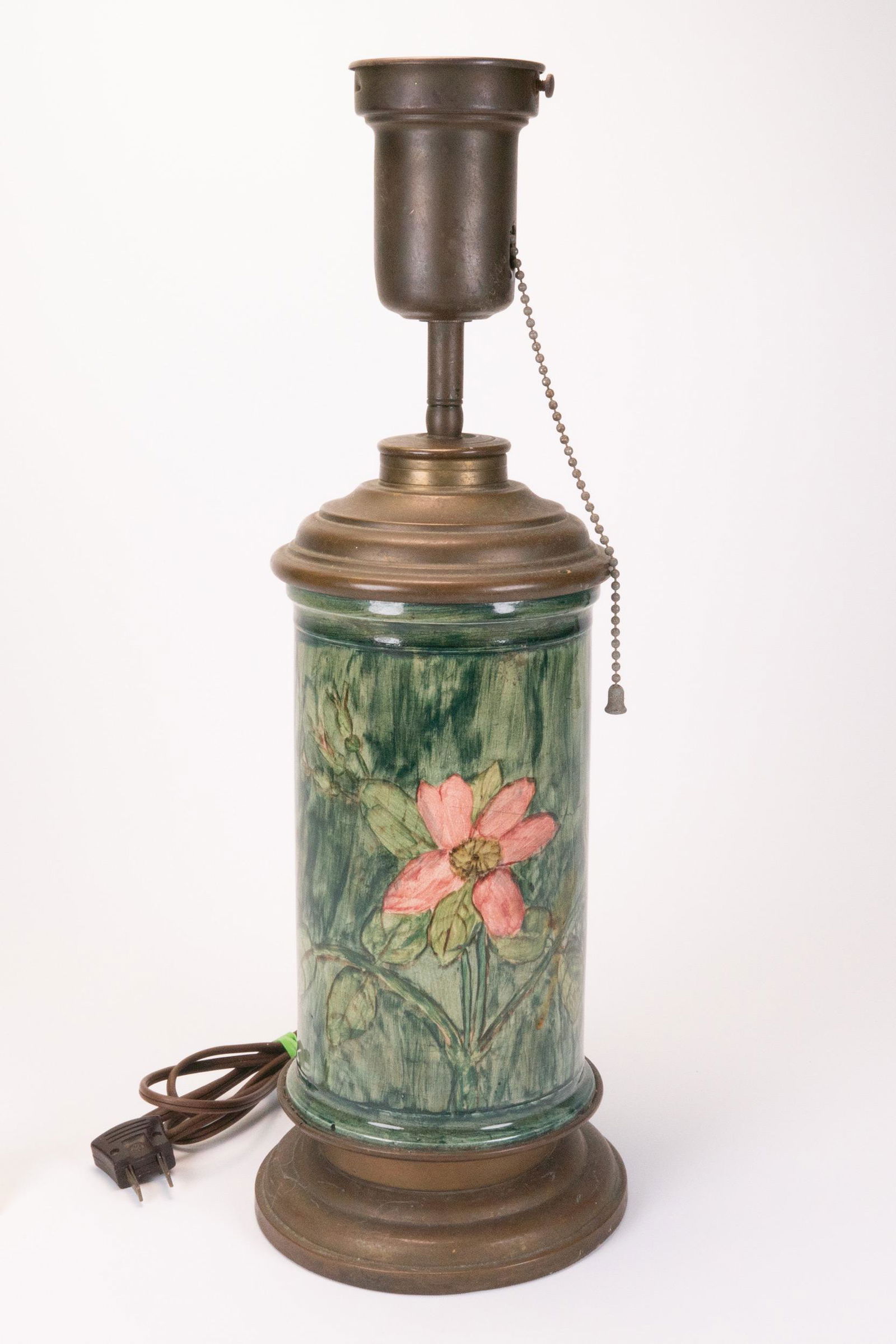 Art & Crafts Vase Mounted as Lamp (1 of 2)