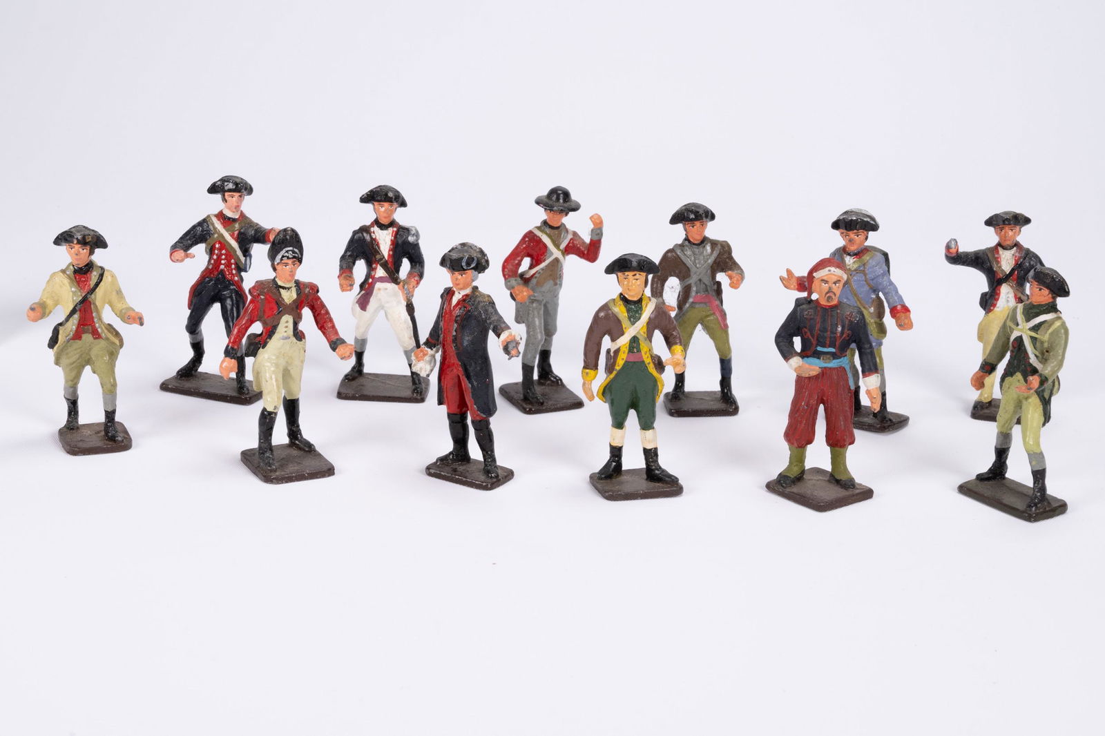 Revolutionary War Lead Metal Figures Assorted Lot (1 of 2)