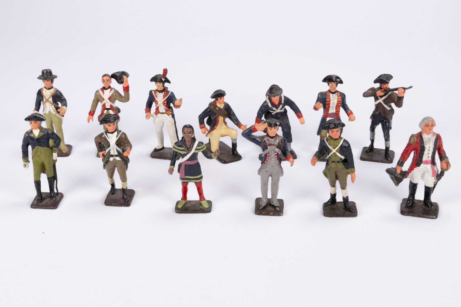 Revolutionary War Lead Metal Figures Assorted Lot (1 of 2)