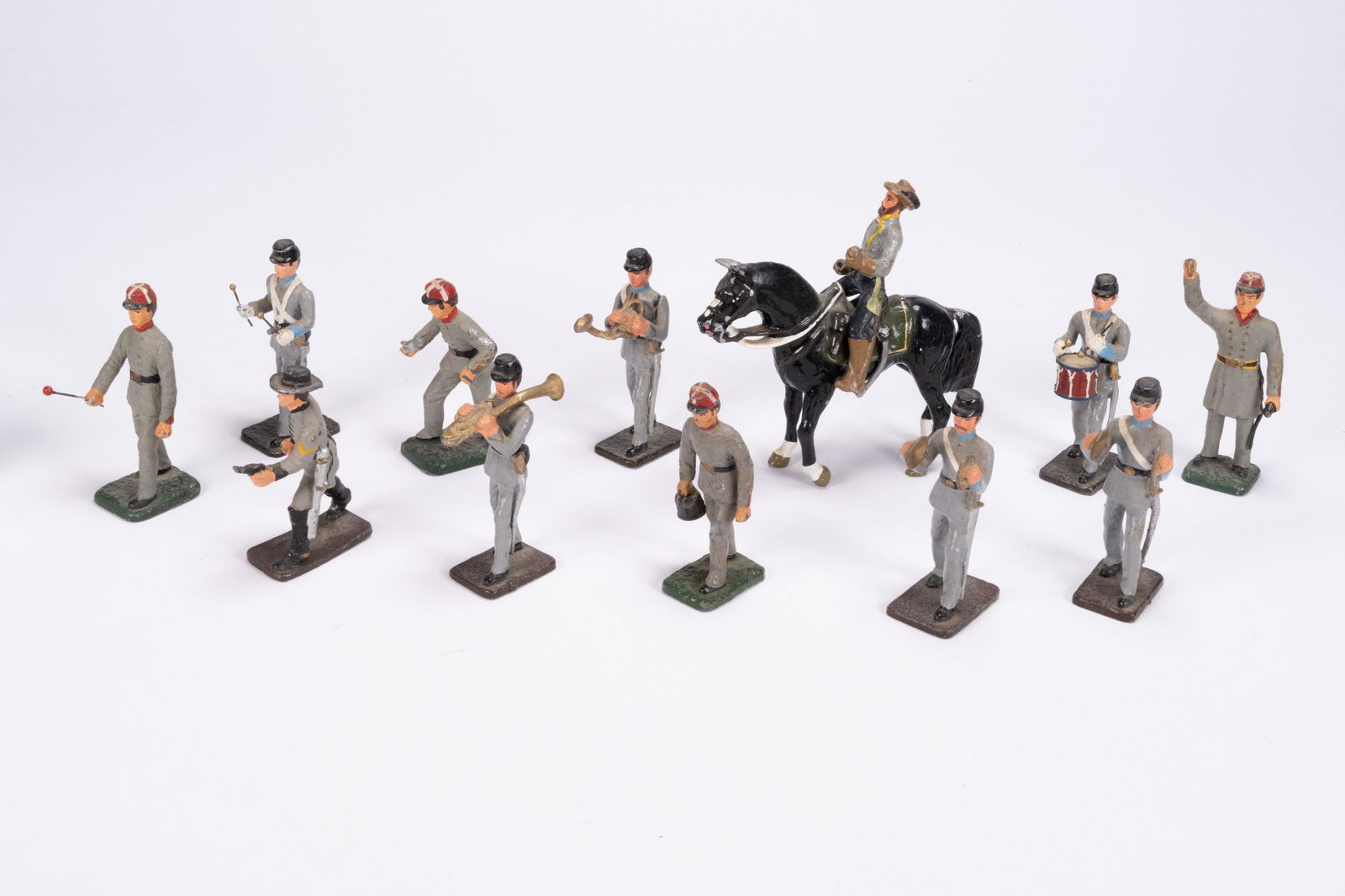 Civil War Confederate Figures Officers Drummer (1 of 2)