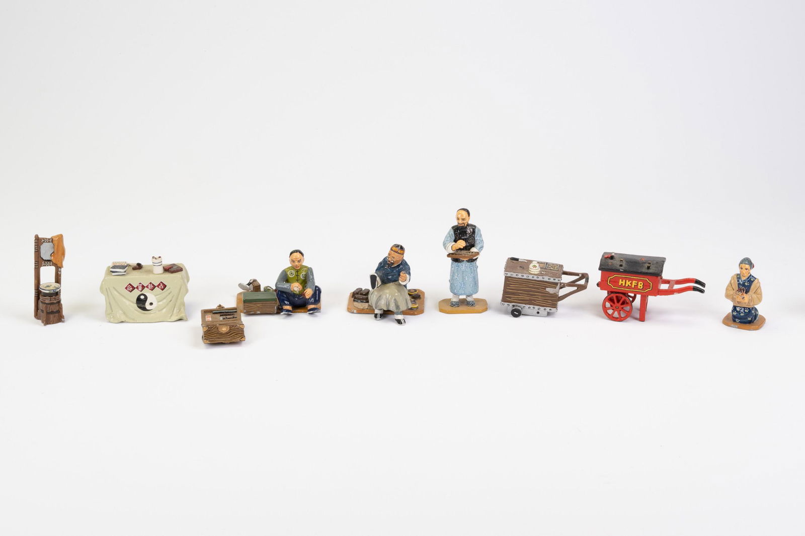 K&C Streets Of Old Hong Kong. Lot of 10 Assort Pieces Preowned (1 of 2)