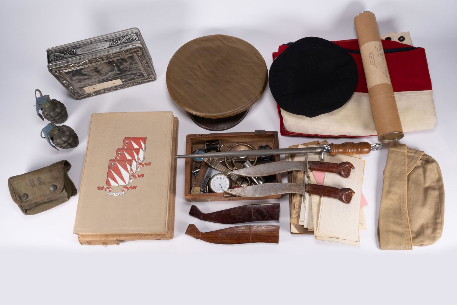 Personal Effects And Documents Of WWII Soldier Engineer (1 of 6)