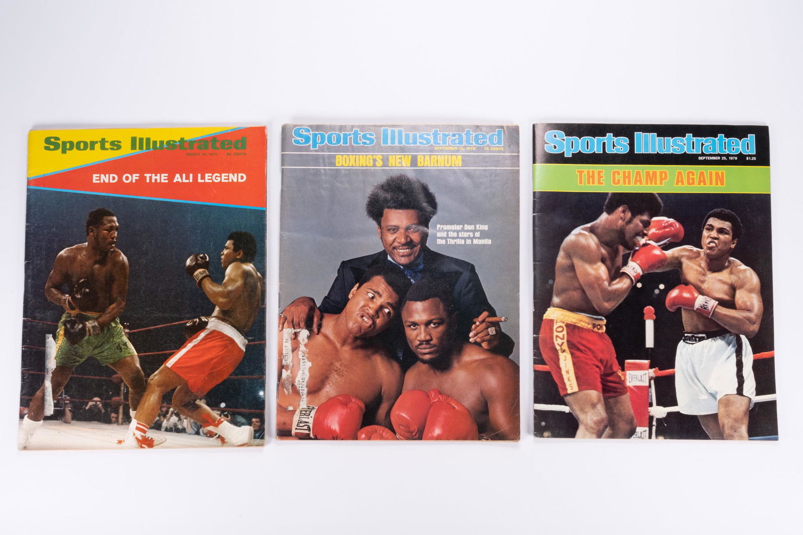 Sports Illustrated Ali 1970s 3 Issues (1 of 5)