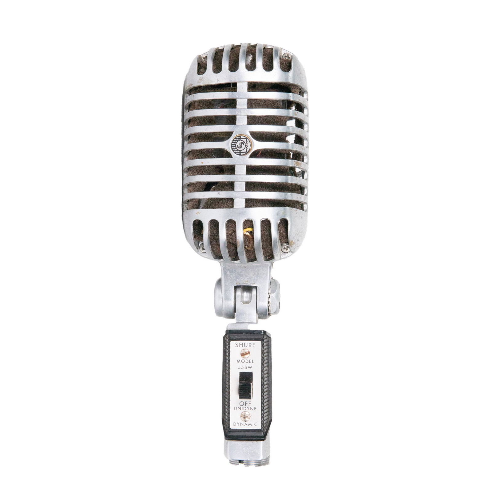 Shure 55SW 1960's Nickel Plated Microphone (1 of 4)