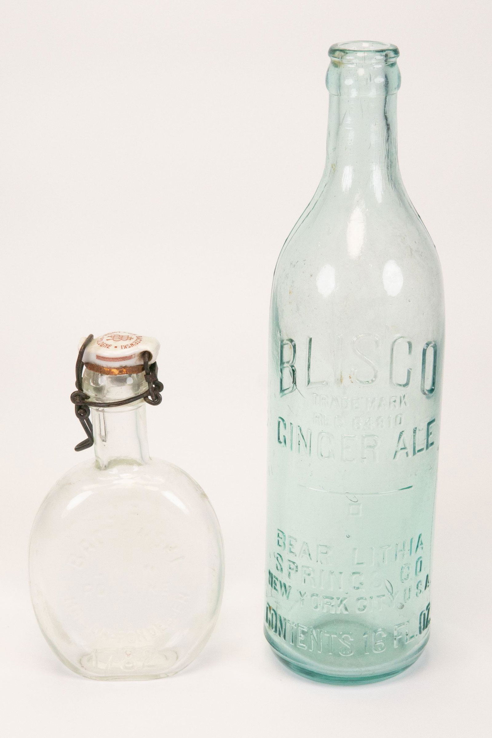 Antique Polish Bottle JA Baczewski Lwow Pologne (1 of 4)