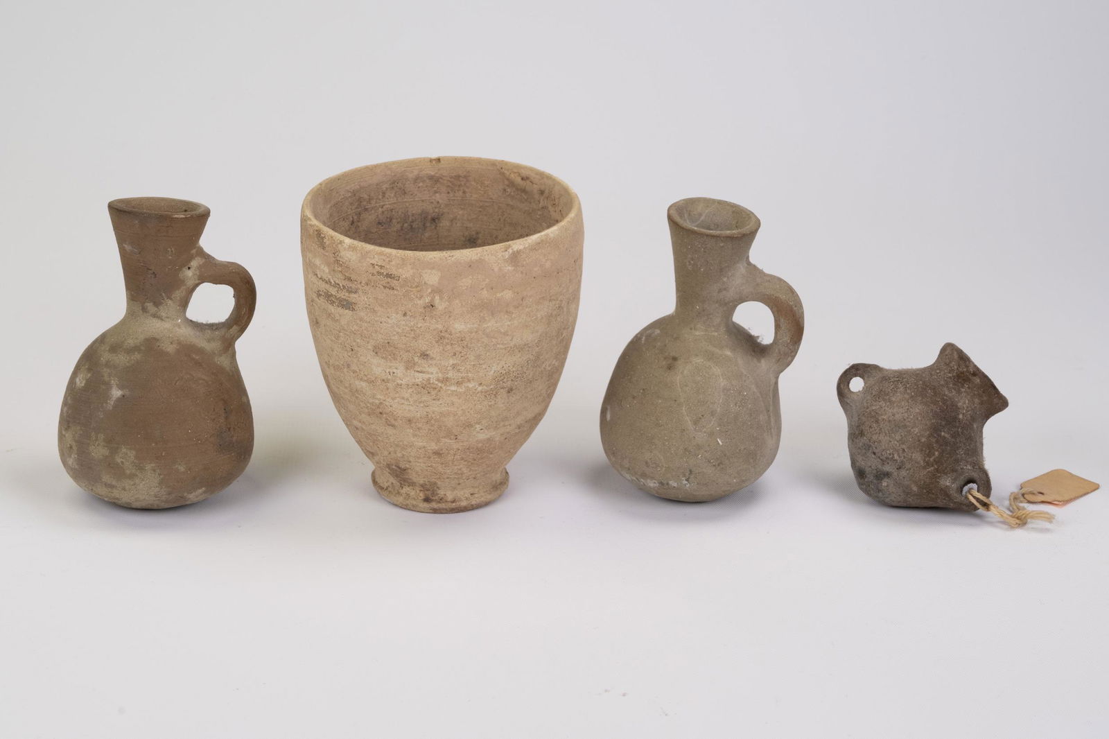Ancient Pottery Byzantine Roman Jug & Cup Lot (1 of 6)
