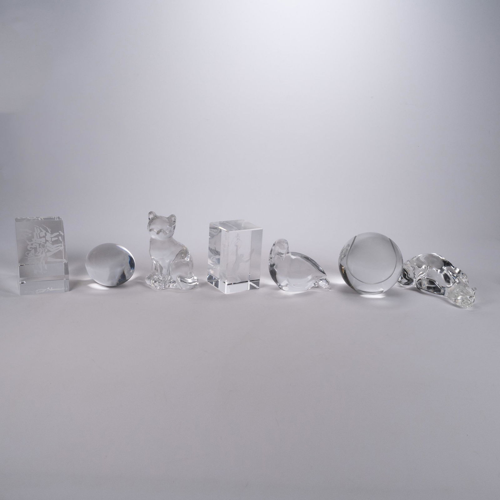 Steuben & Other Figure Paperweights Lot (1 of 4)