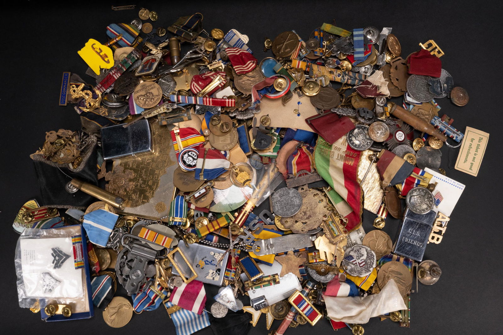 WWII Medal & Badge Large Lot (1 of 4)