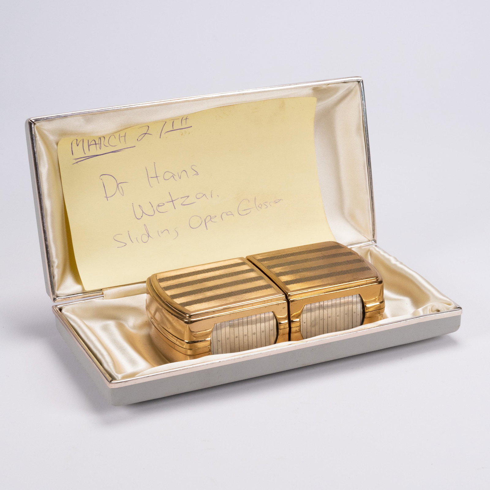 Gold Sliding Opera Glasses by Dr. Hans Hensoldt (1 of 6)