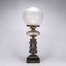 Victorian Banquet Oil Lamp Cherub Not Electrified