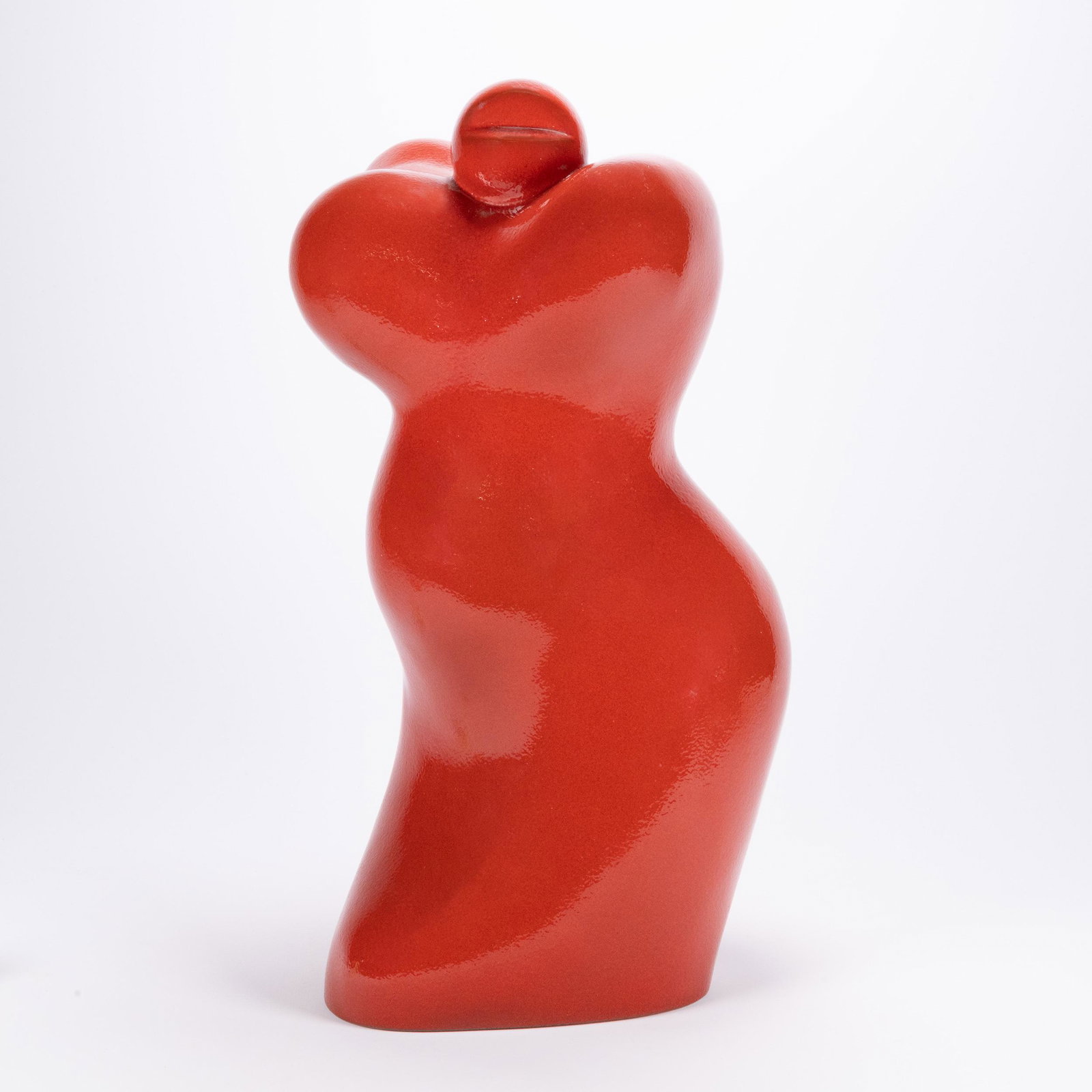 Nassio Abstract Sculpture Of Woman In Red 16" MCM (1 of 5)