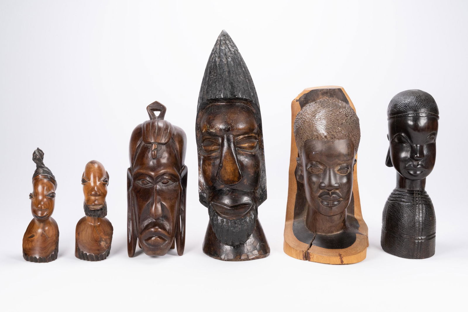 African Tribal Wood Carved Art Lot (1 of 4)