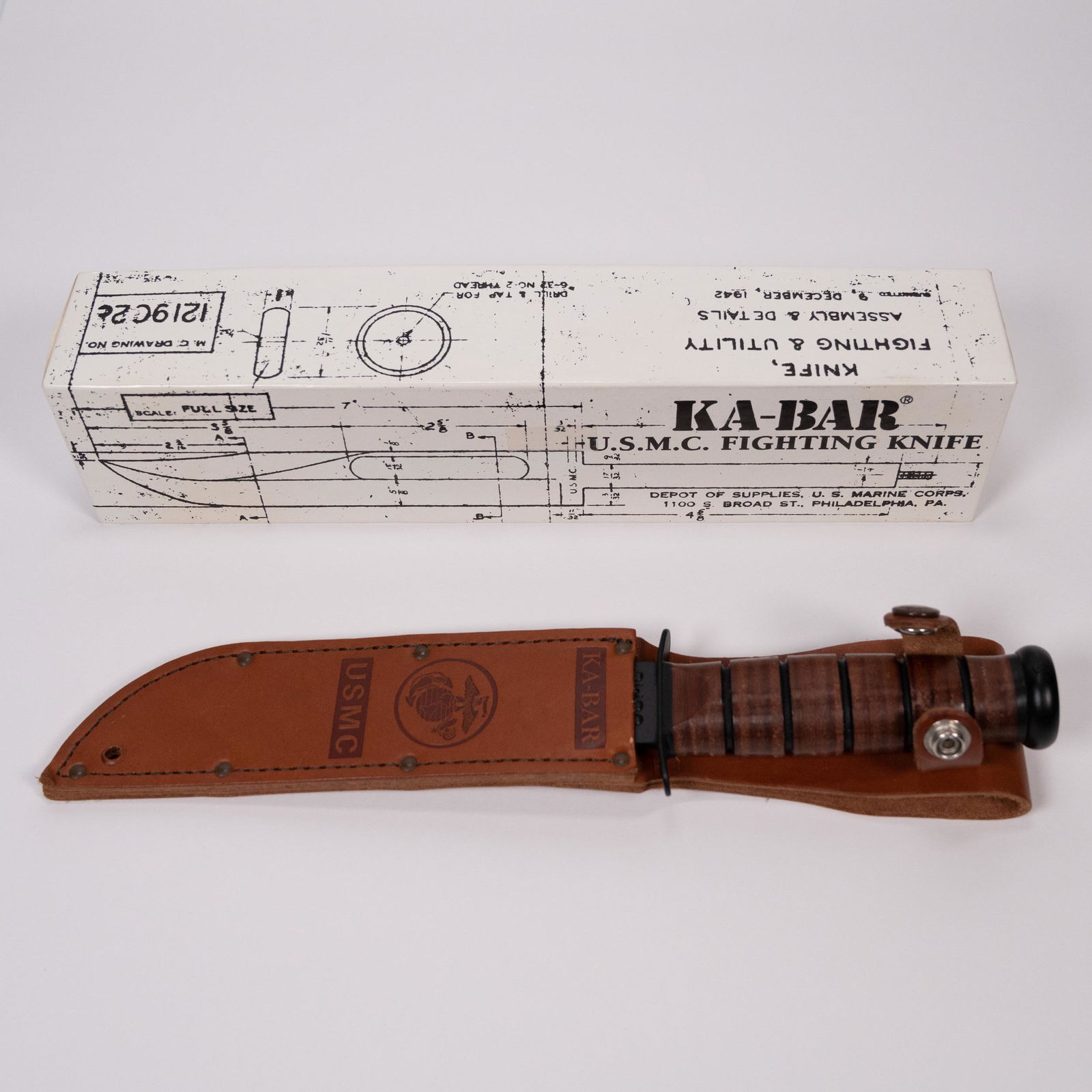 Kabar Korean War 50th Anniversary Knife &  Sheath (1 of 4)