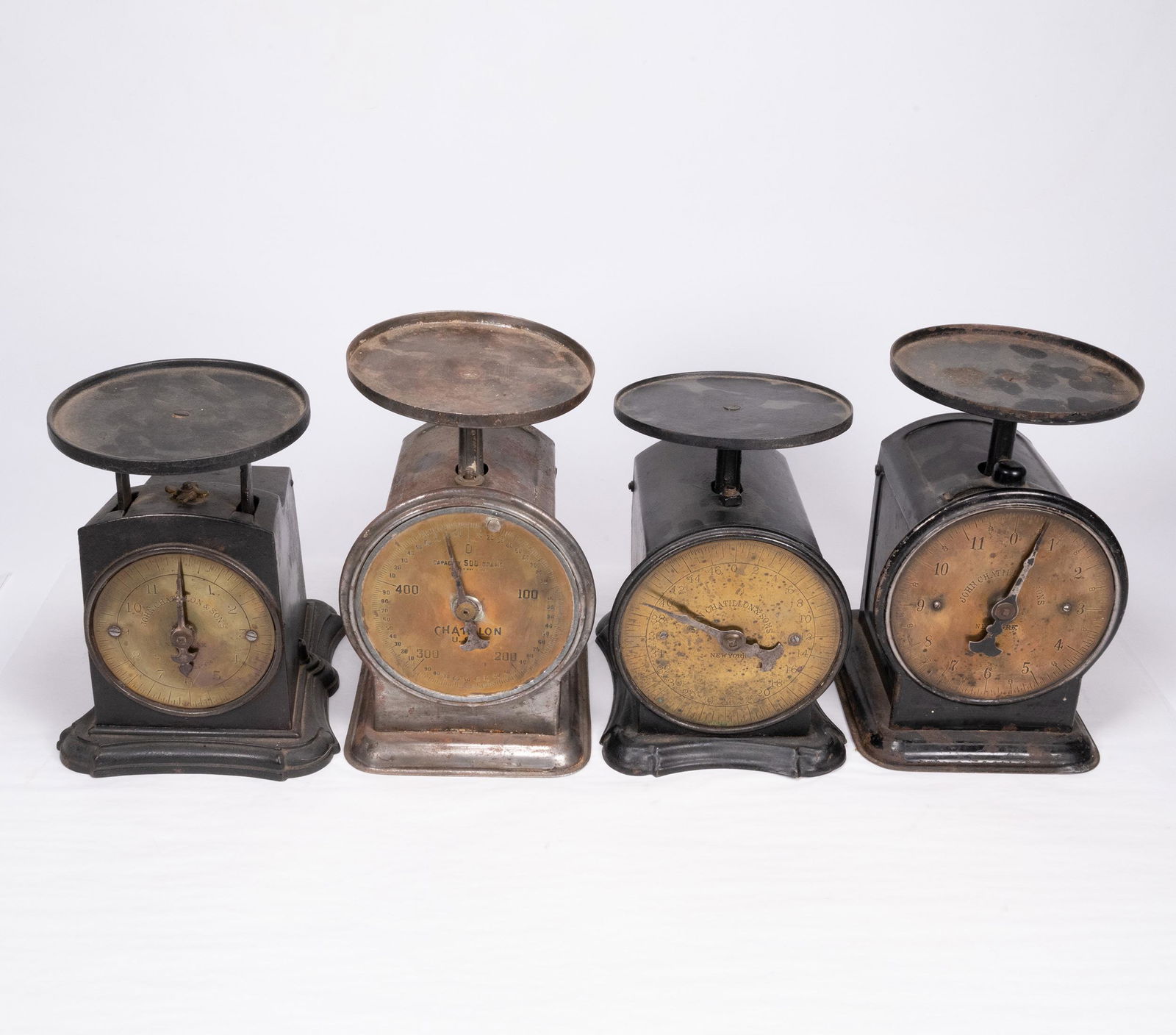 John Chatillon Kitchen Scales lot Of 4 Grams/LBs (1 of 8)