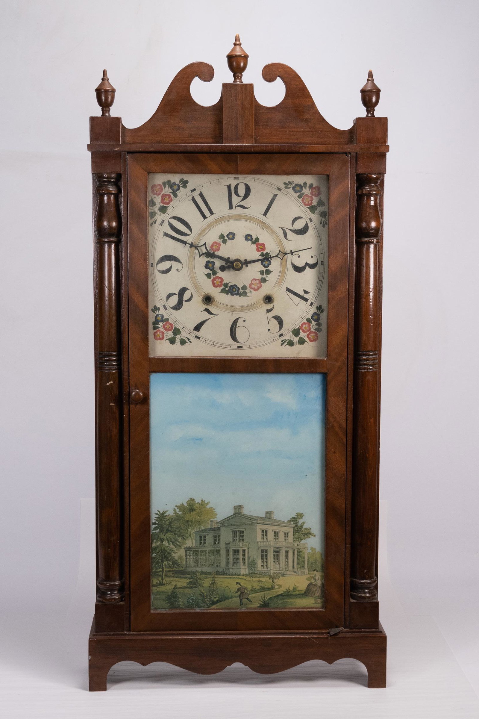 George Marsh Colum Reverse Painted Clock (1 of 6)