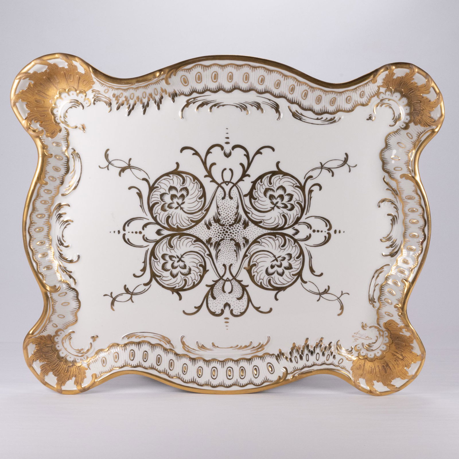 Dejeuner French Porcelain Serving Tea or Vanity Tray (1 of 4)