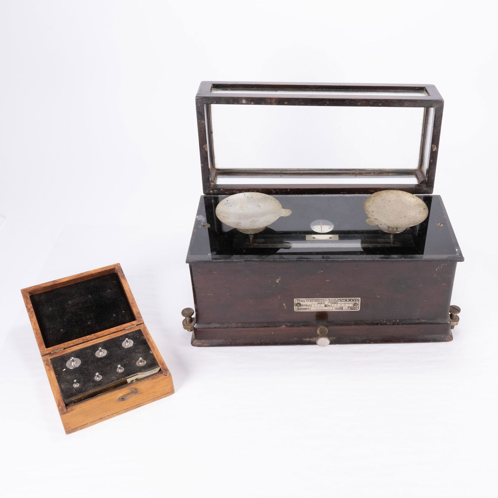 Antique American Pharmacy Scale and Weights Lot (1 of 11)