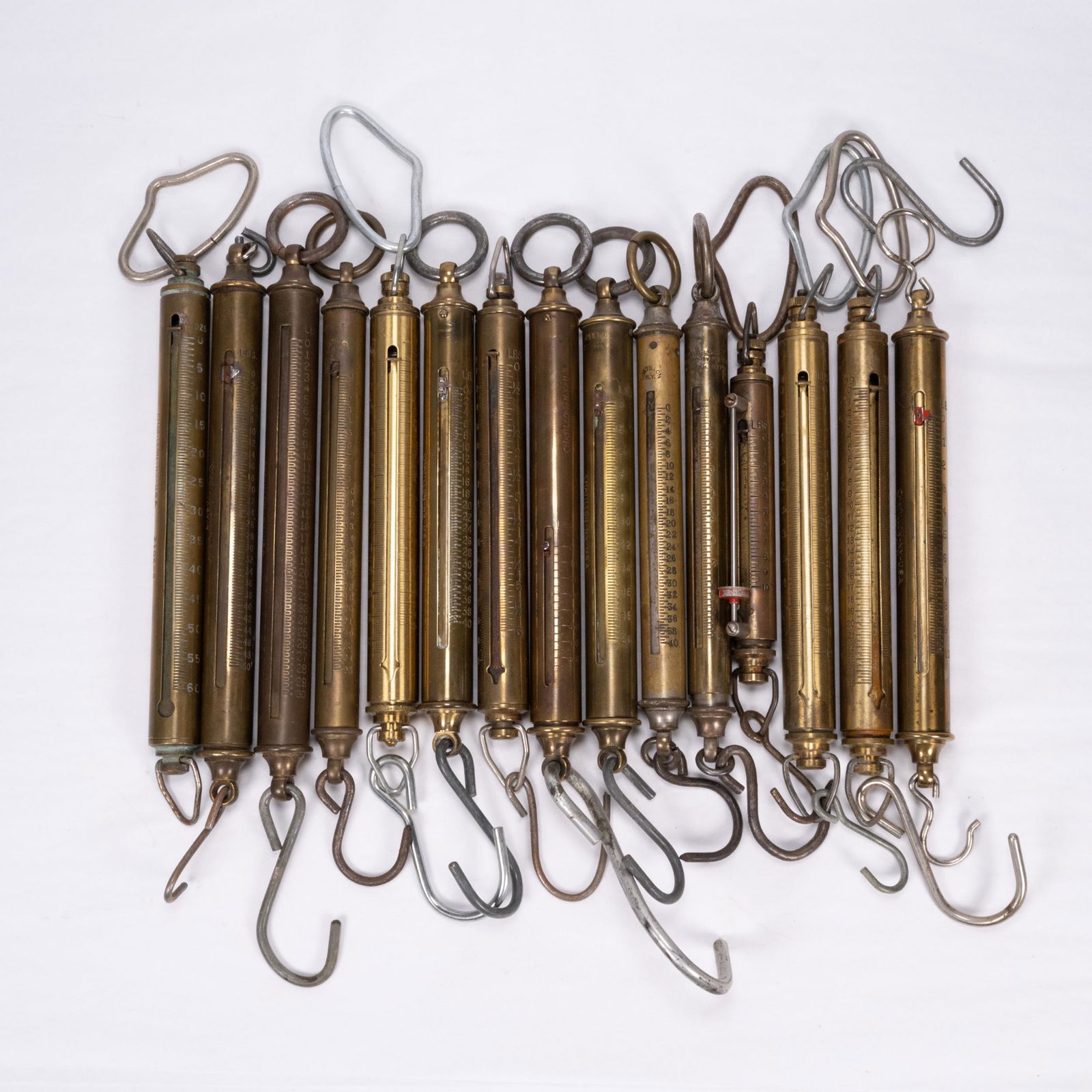 John Chatillon Brass Spring Balance Scale Lot of 15 (1 of 7)
