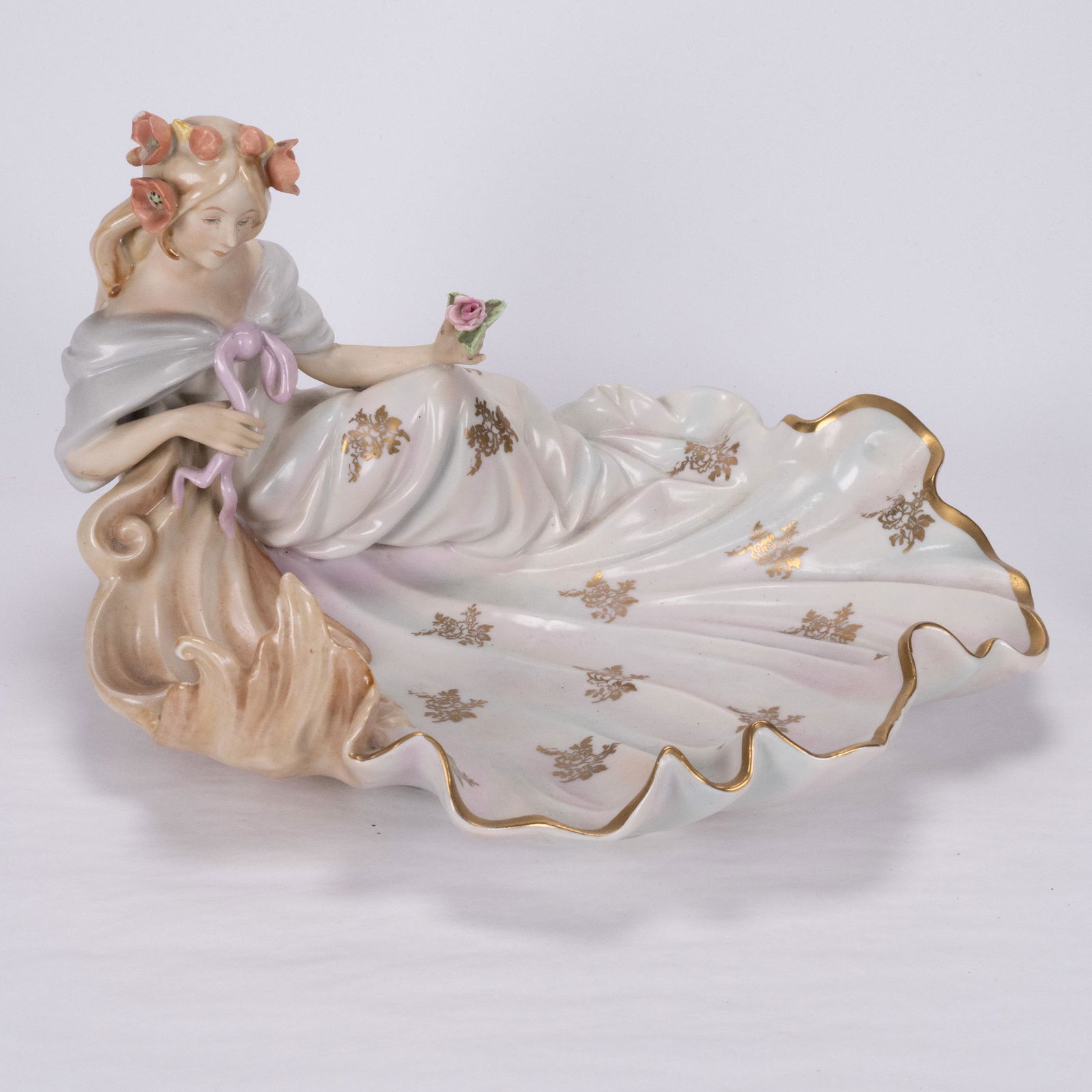 German Porcelain Figural Centerpiece (1 of 5)