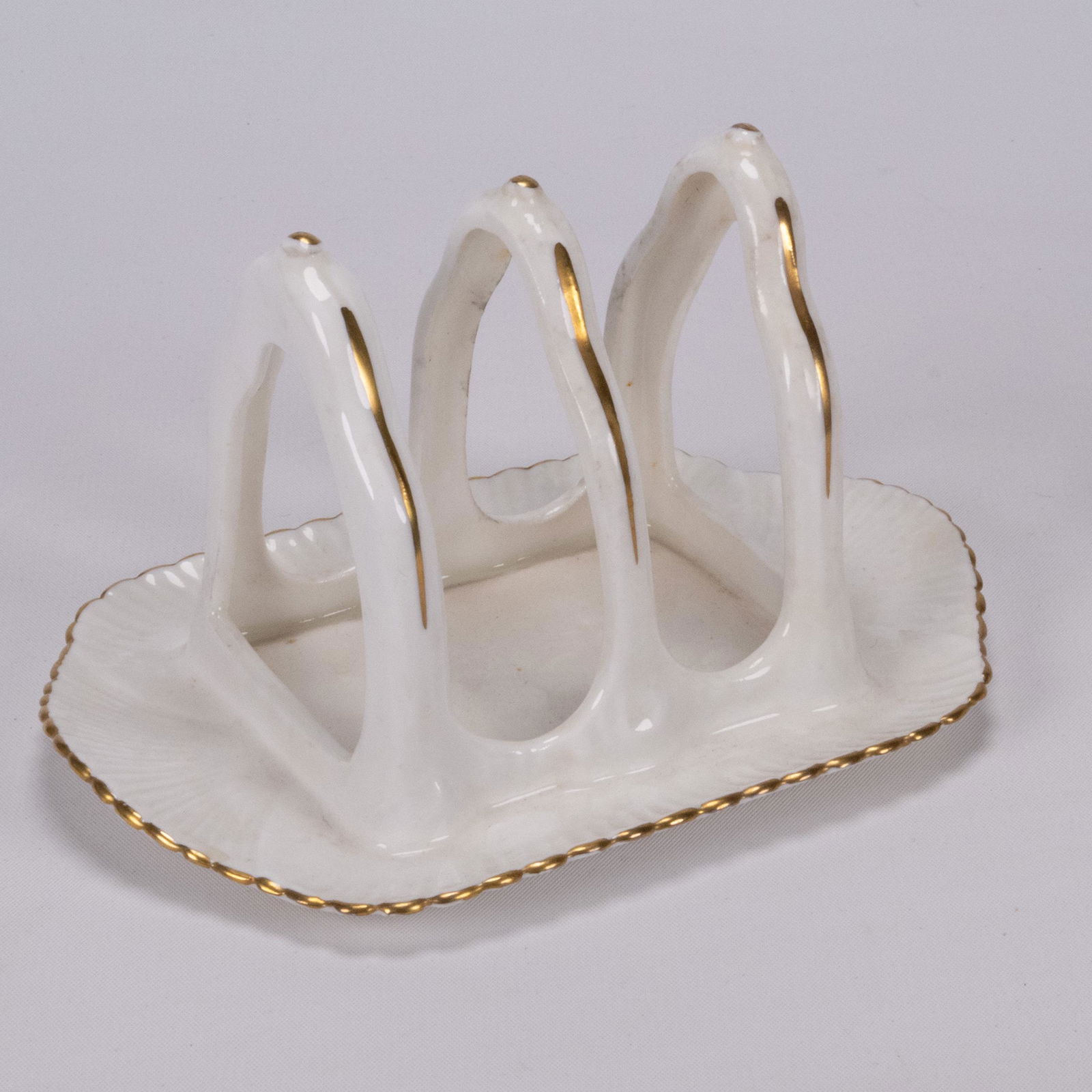 Shelley England Gilt Toast Rack (1 of 3)