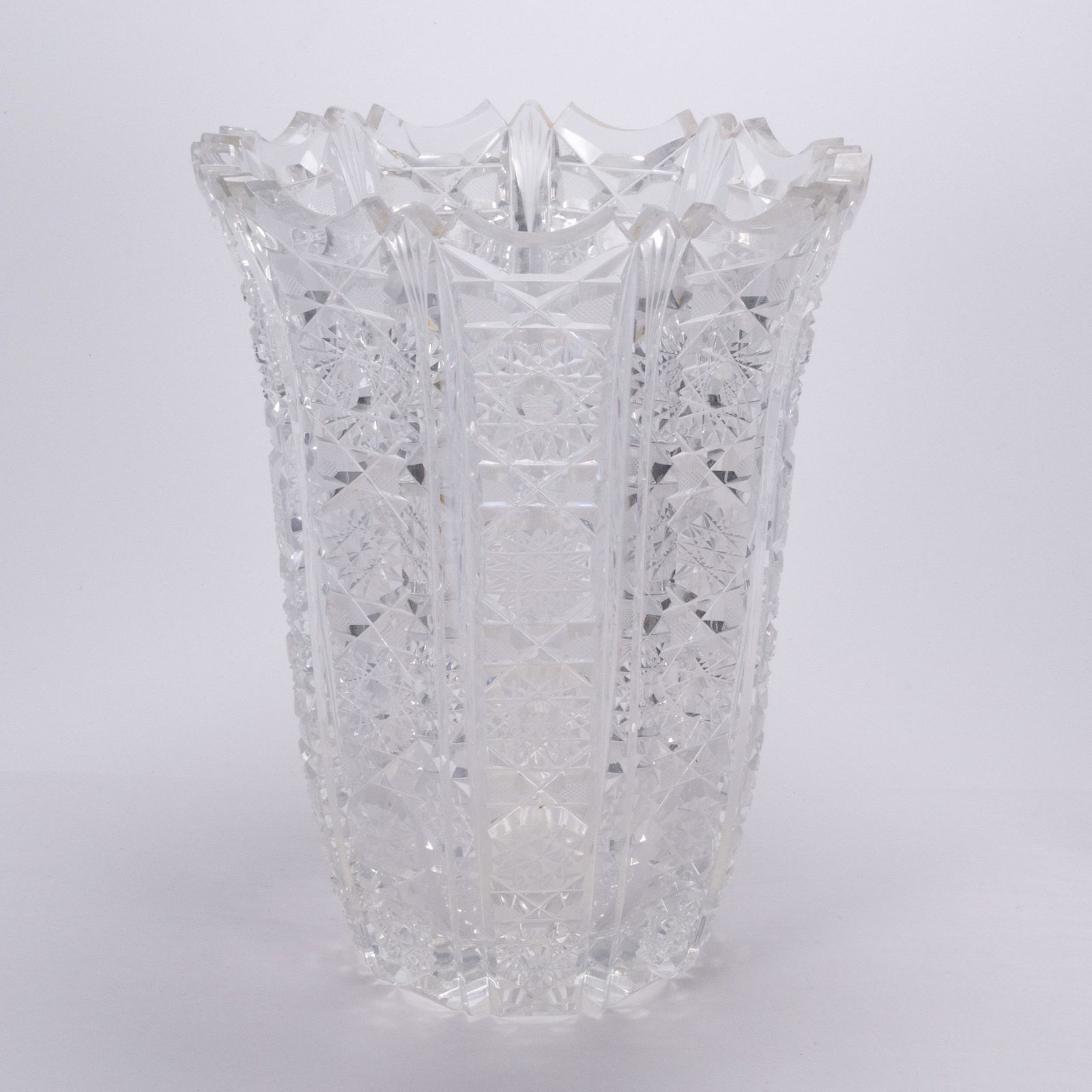 ABCG Cut Glass Vase (1 of 4)