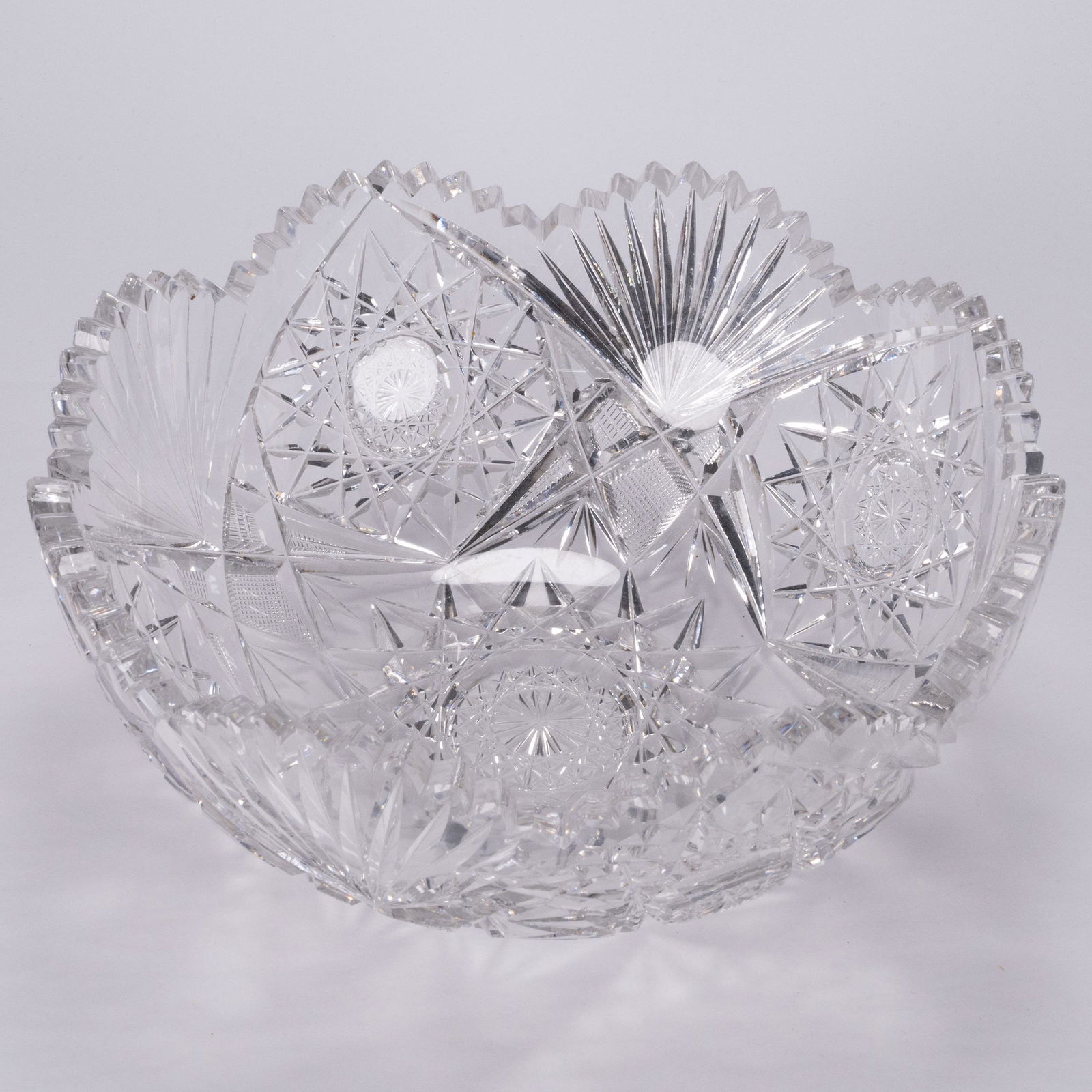 ABCG Cut Glass Bowl Hawkes (1 of 4)