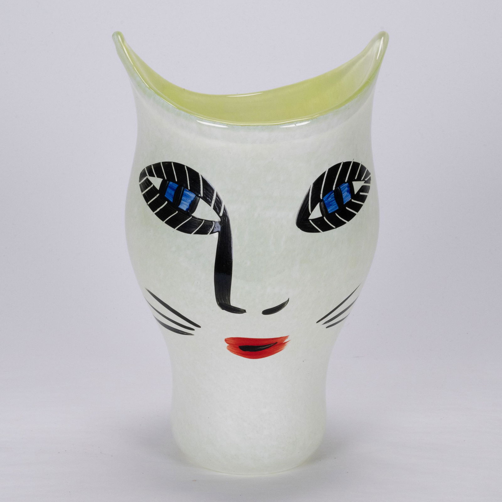 Kosta Boda Ulrica Hydman Vallien Open Minds Glass Vase (1 of 5)