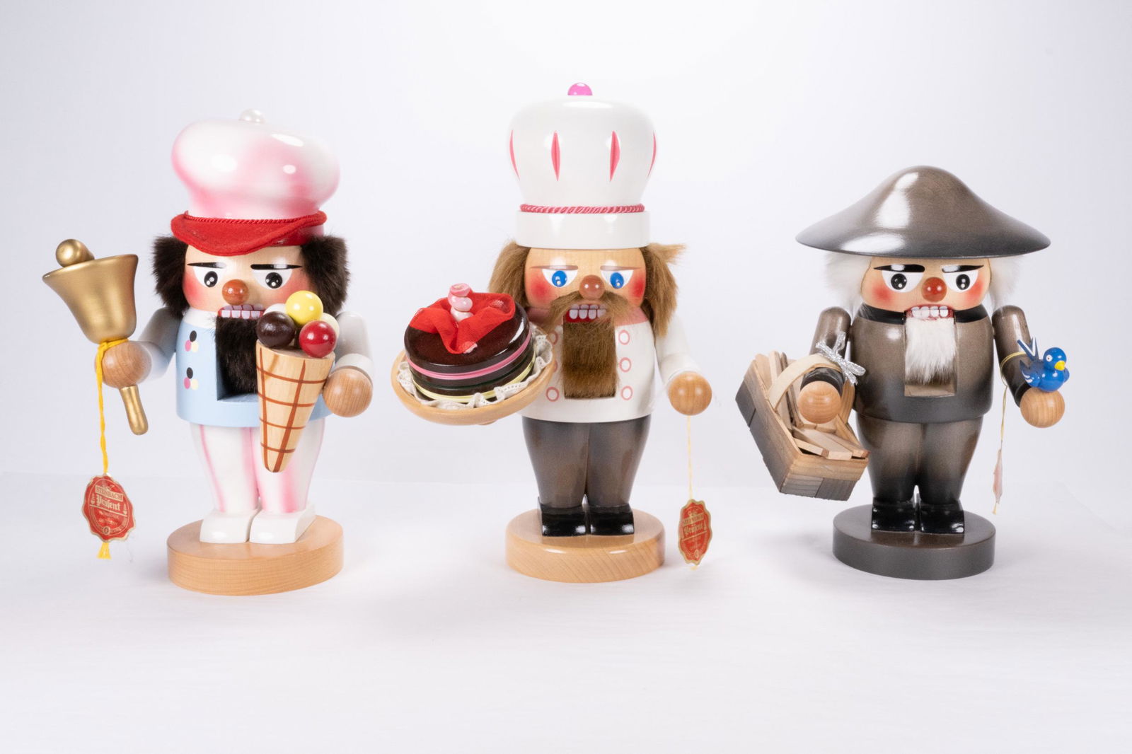 German Steinbach Wood Nutcracker Sculpture Lot (1 of 5)