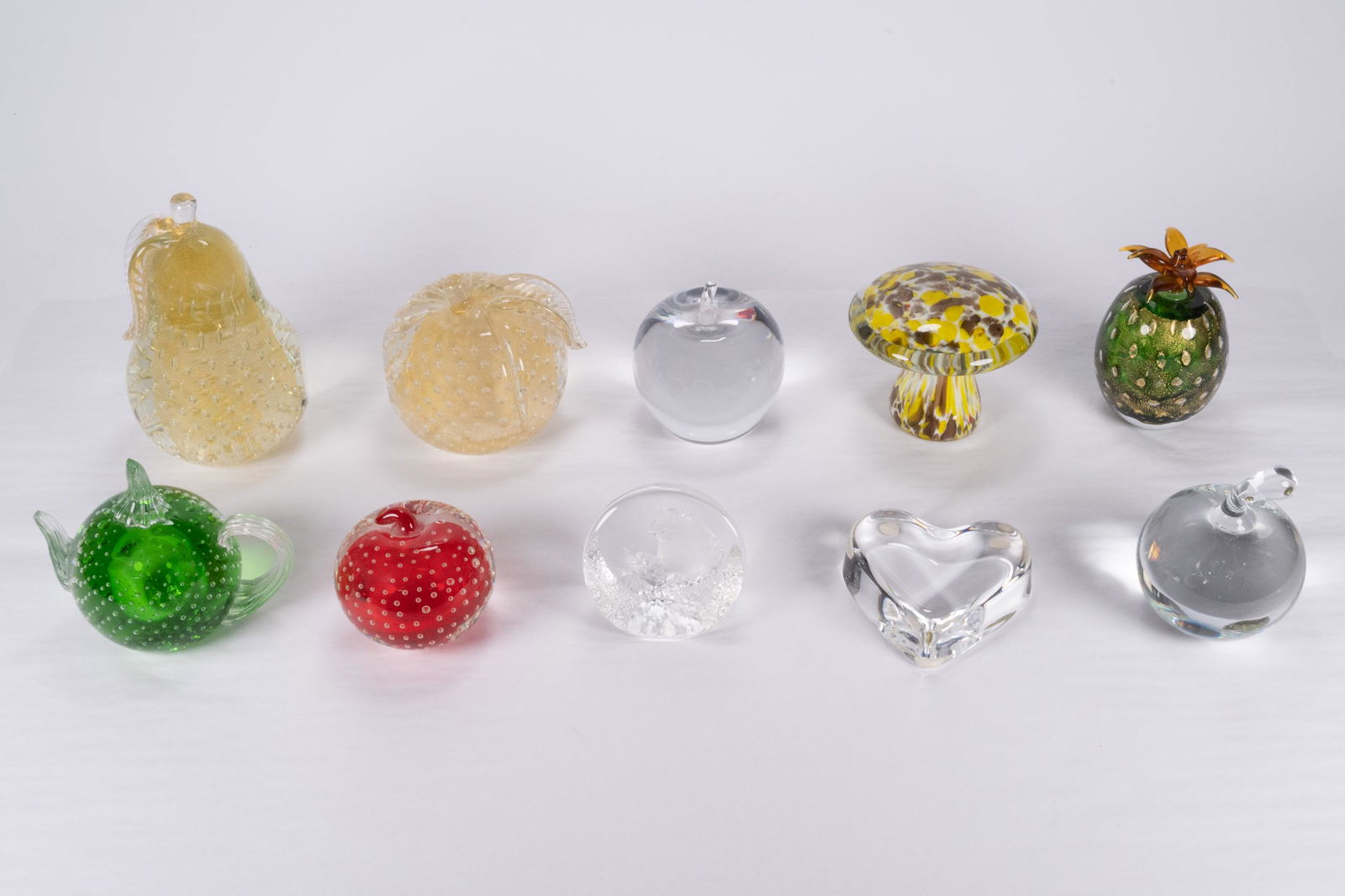 Art Glass Paperweight Group Lot (1 of 5)