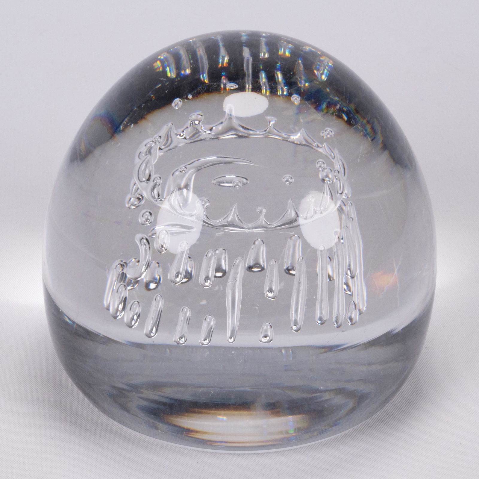 Orrefors Ariel Airtrap Art Glass Paperweight (1 of 3)