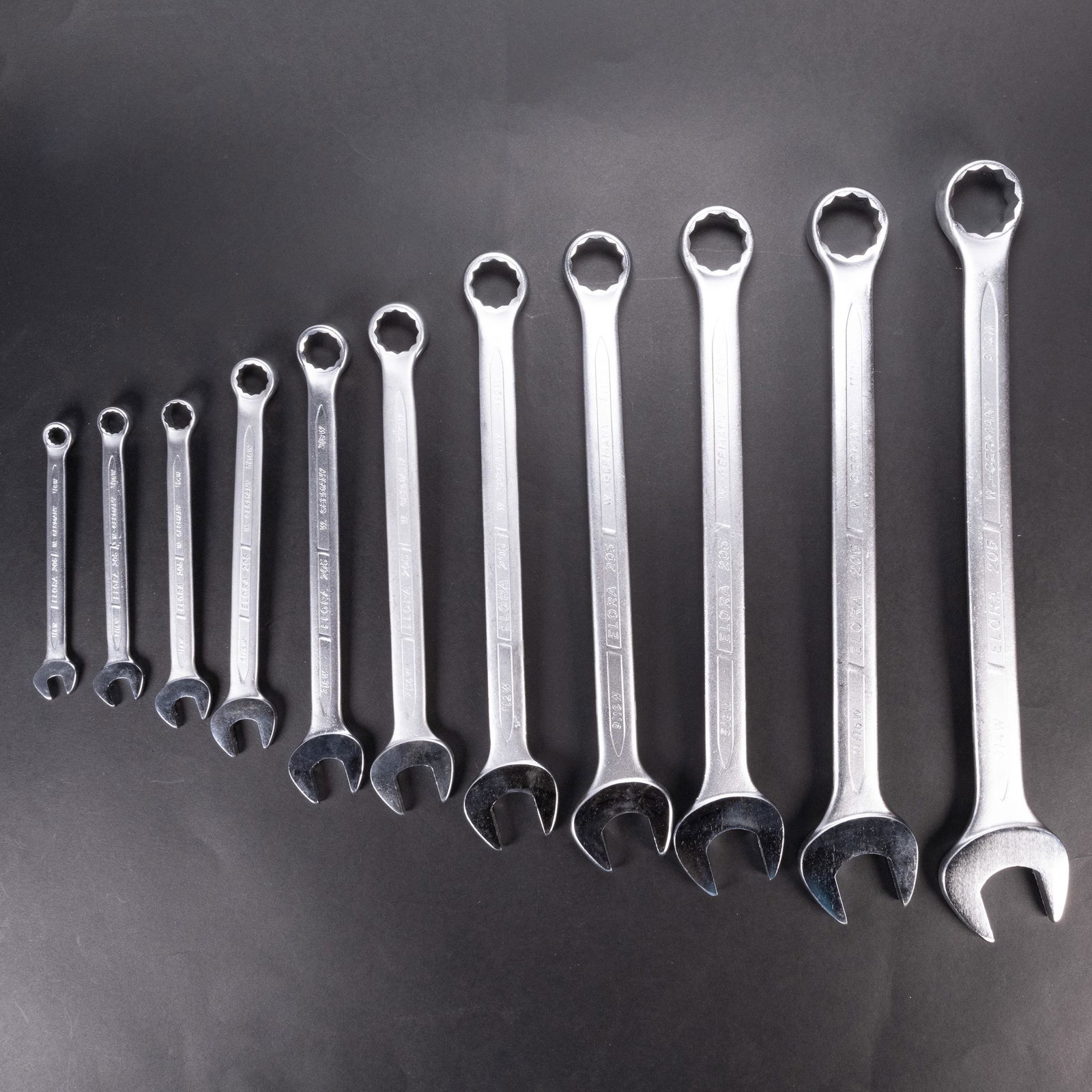 Elora 205S Wrench Tool Set 11-Pc 1/8-3/4 (1 of 2)