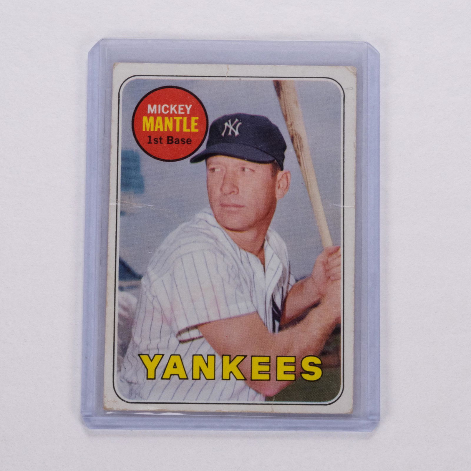 1969 Topps #500 Mickey Mantle HOF Baseball Card (1 of 2)