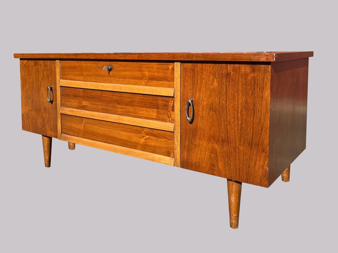 Mid-Century Danish Modern Cedar Inlaid Chest Lane (1 of 6)