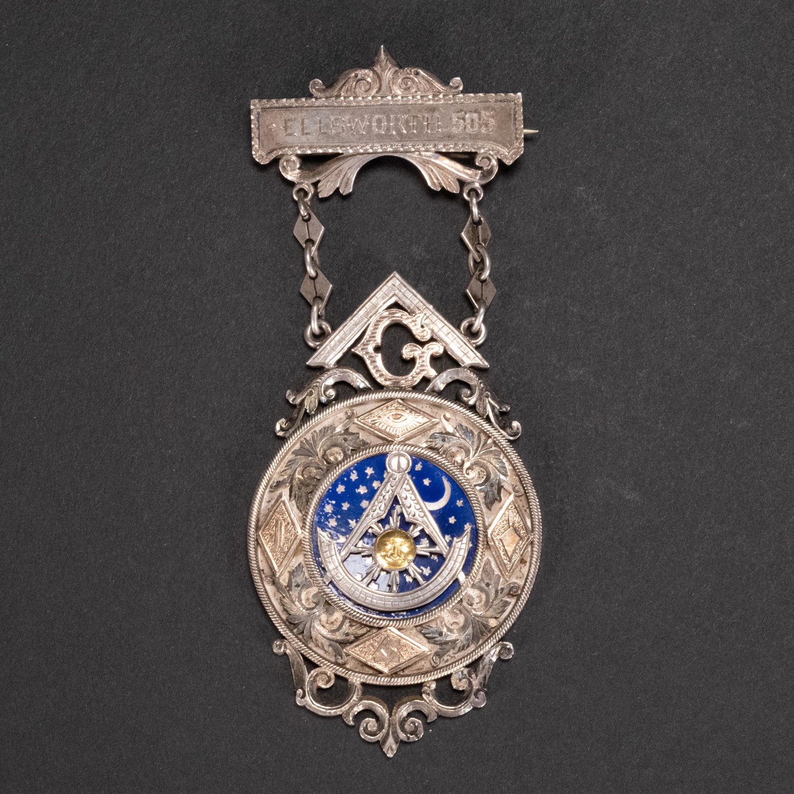 19th c. Masonic Shrine Order Pendant (1 of 2)