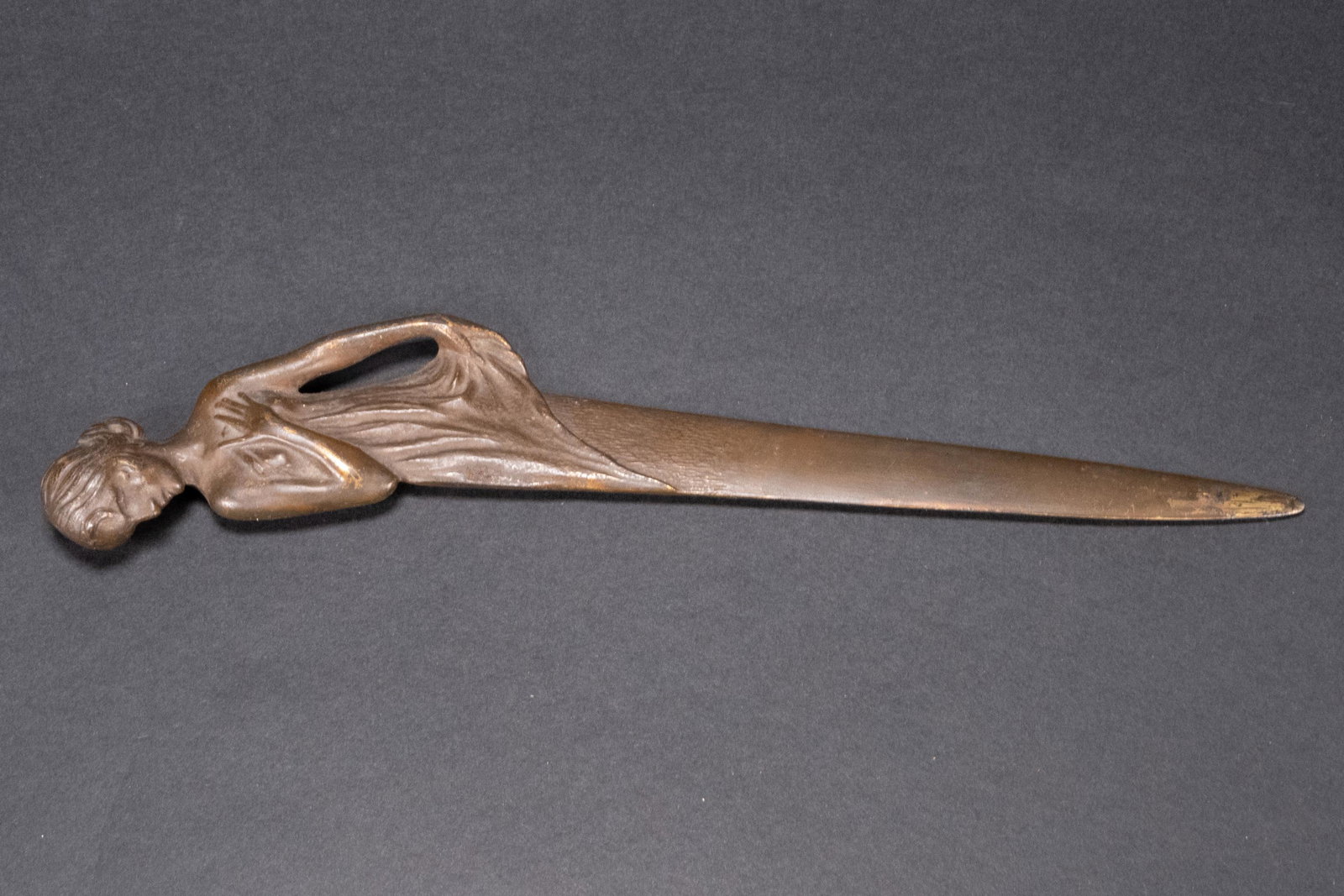 Art Nouveau French Bronze Letter Opener (1 of 4)