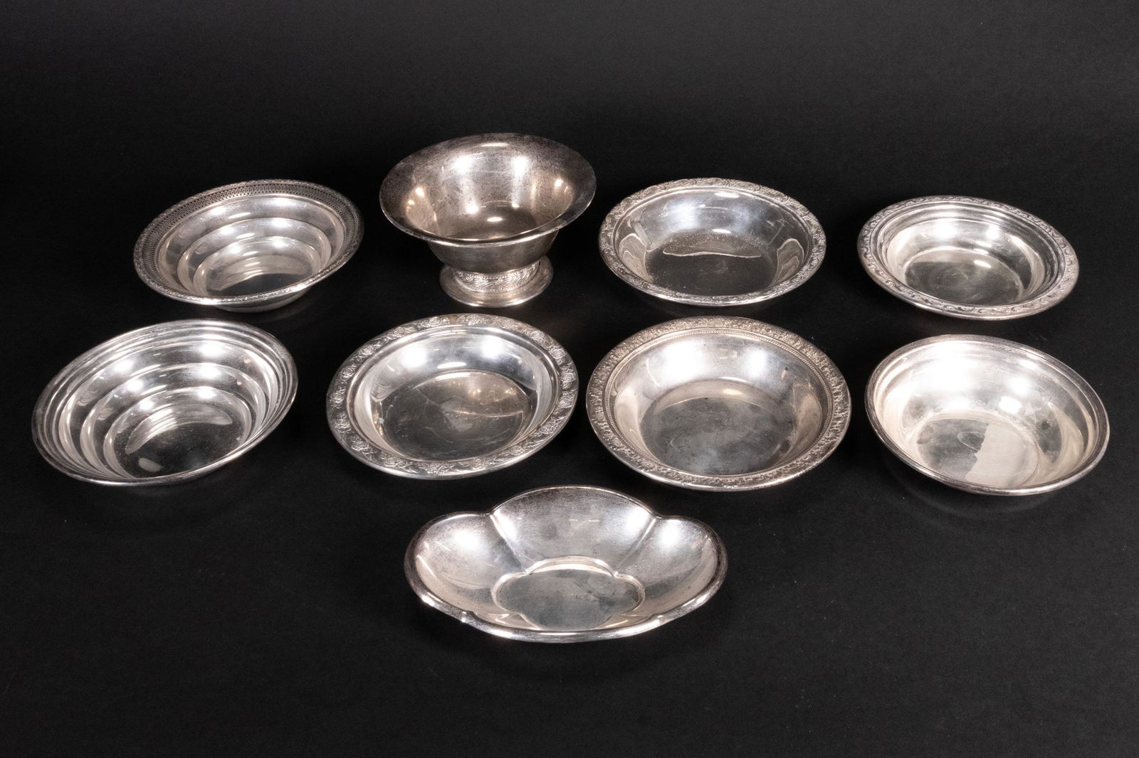 Sterling Silver Reed & Barton Assorted Bowl Lot  9pcs (1 of 19)