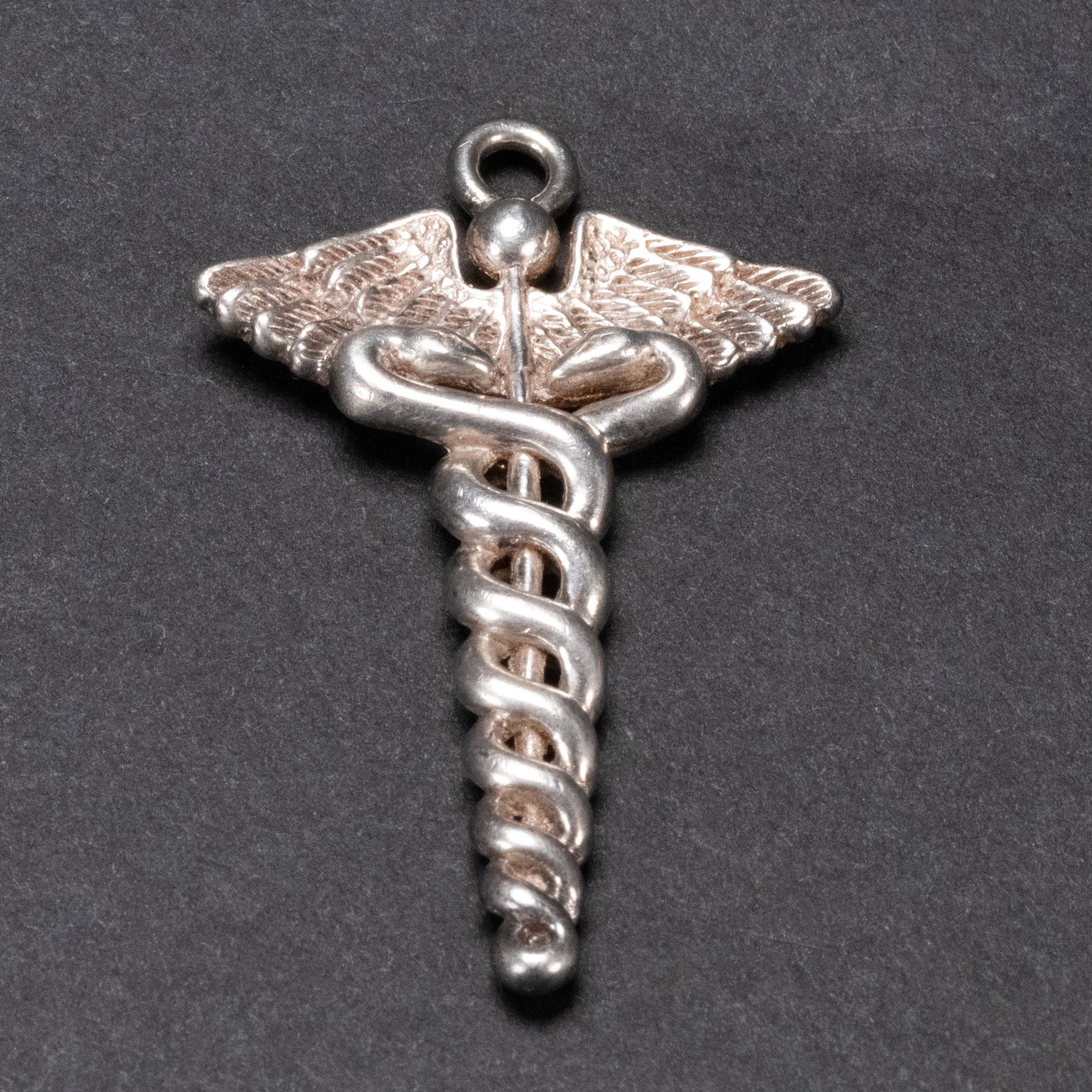 Tiffany & Co Sterling Md Caduceus Charm Pendant (1 of 3)