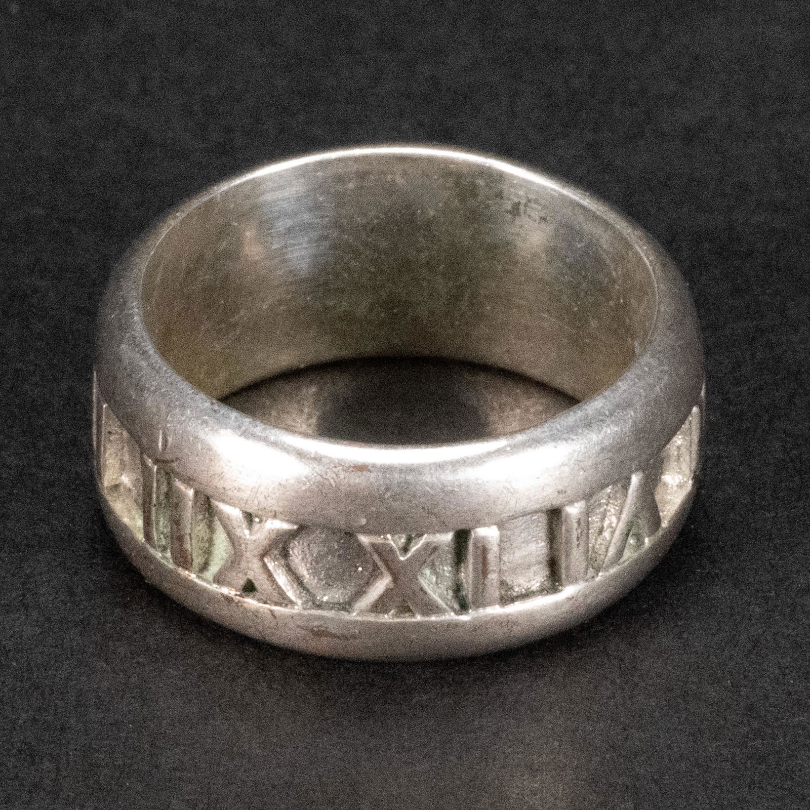 Tiffany & Co Sterling Silver Atlas Band Ring (1 of 3)