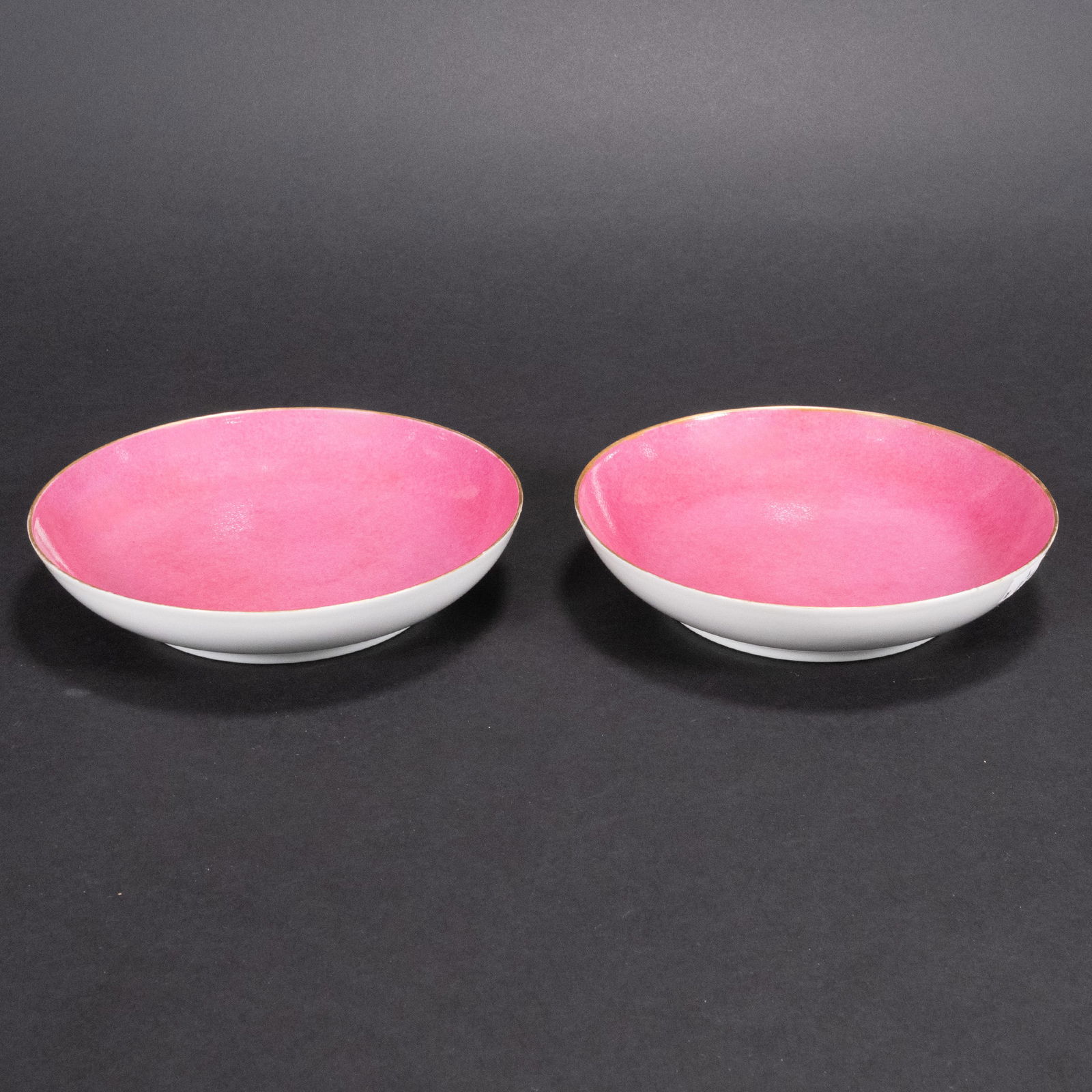 Chinese Qing Quangxu Ruby-Ground Plate Pair (1 of 5)