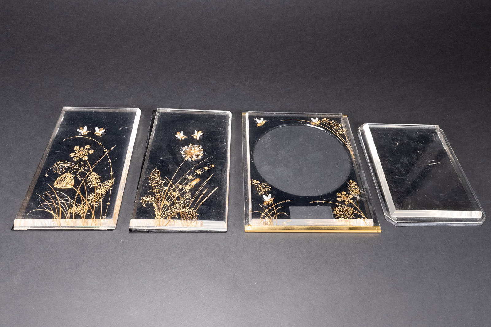 Jaeger Lecoultre Atmos Clock Marina Chinoiserie Panels (1 of 4)