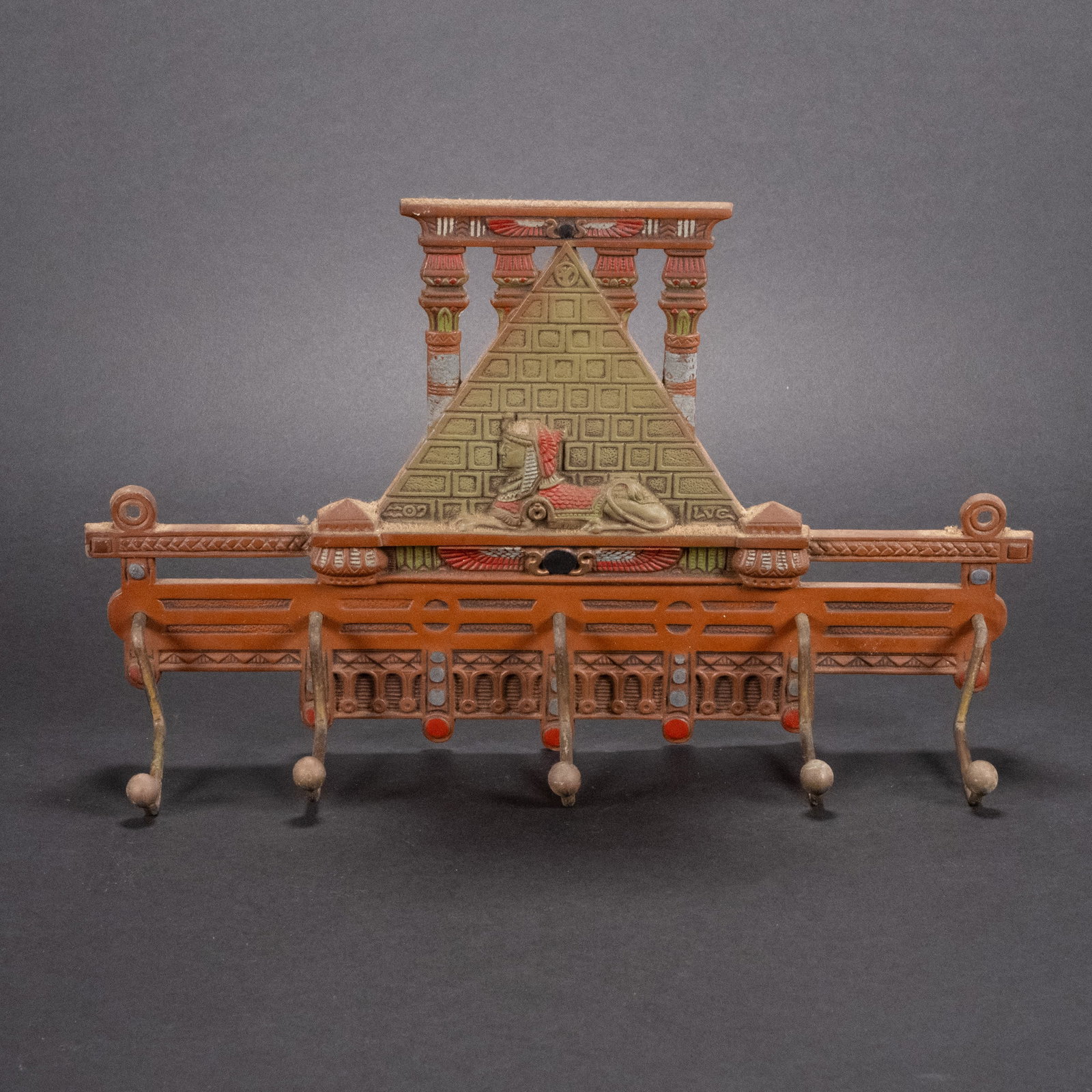 Art Deco Egyptian Revival Coat Rack (1 of 3)