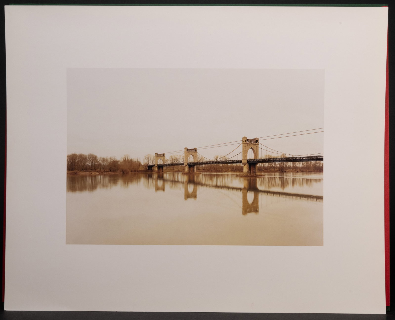 Elger Esser (German b.1967) "Langeais" Photograph 2000: Elger Esser ( Germany Stuttgart Born 1967 ) " Langeais Frankreich " Offset Photograph Print in Color 2000 Edition Galerie Thaddaeus Ropac - Salzburg Paris - 2000 Hand Signed and Numbered 73 of 75 Orig