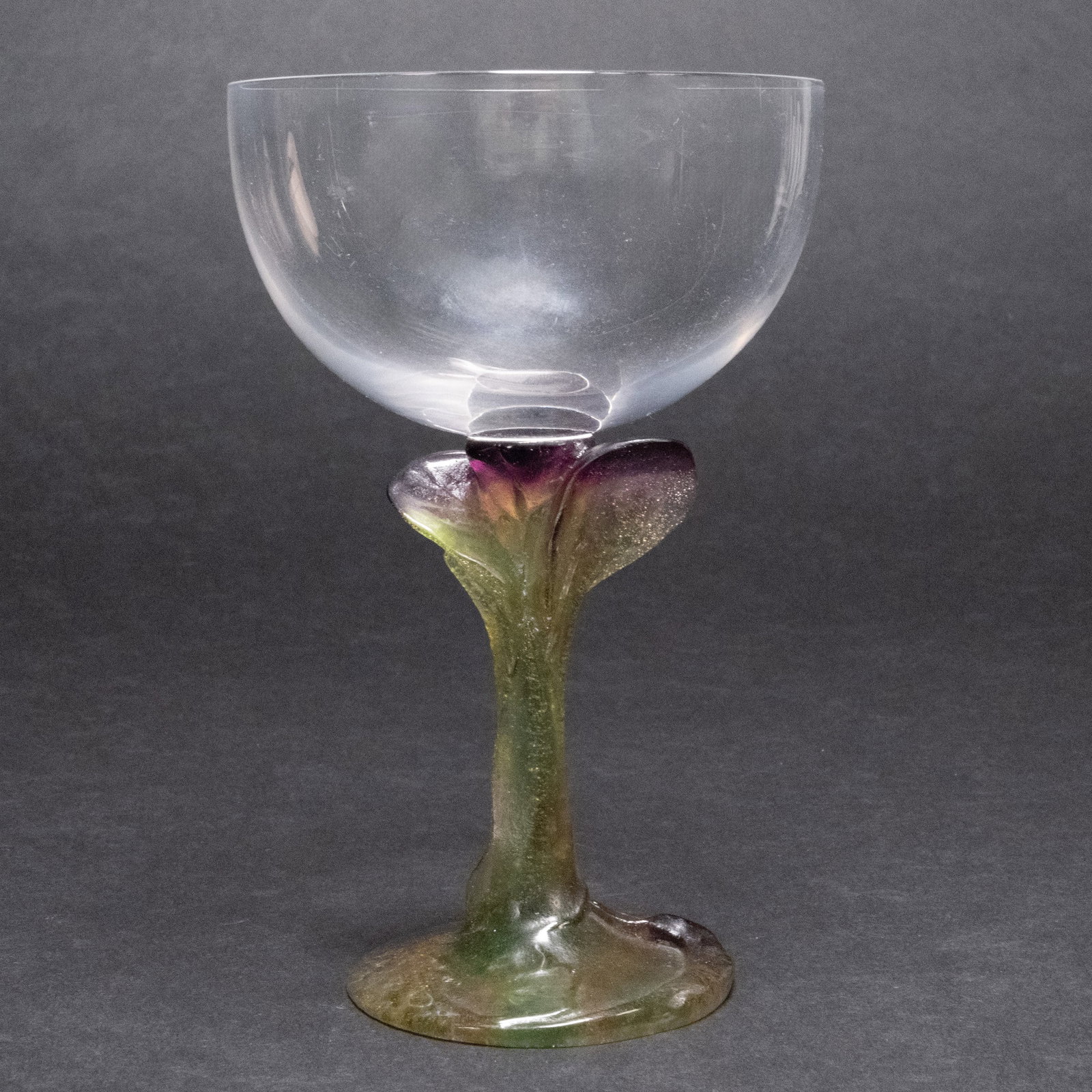 Daum French Cactus Crystal Glass By Joseph McConnico: Daum Cactus Art Glass By Joseph McConnico Circa 1980-1989 Signed Underneath: " Daum France " 6 3/8"H x Top 4" W x Base 2 3/4"W nancy Daum In Overall Good Condition Please look at Photos Closely nancy