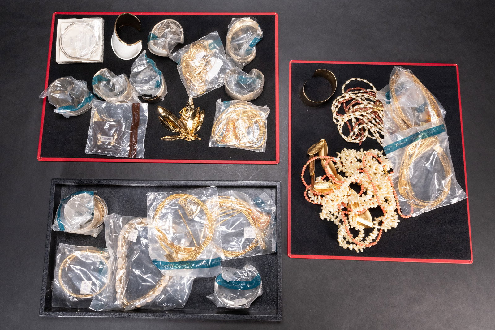 Mint NOS New and Tagged Napier Designer Costume Jewelry NWT: Large Lot of New Old Stock and Tagged Napier Designer Costume Jewelry Including Necklace Bracelet Earring and More All Brand New With Tags In Overall New Condition engagement rings ringswatch golddiam