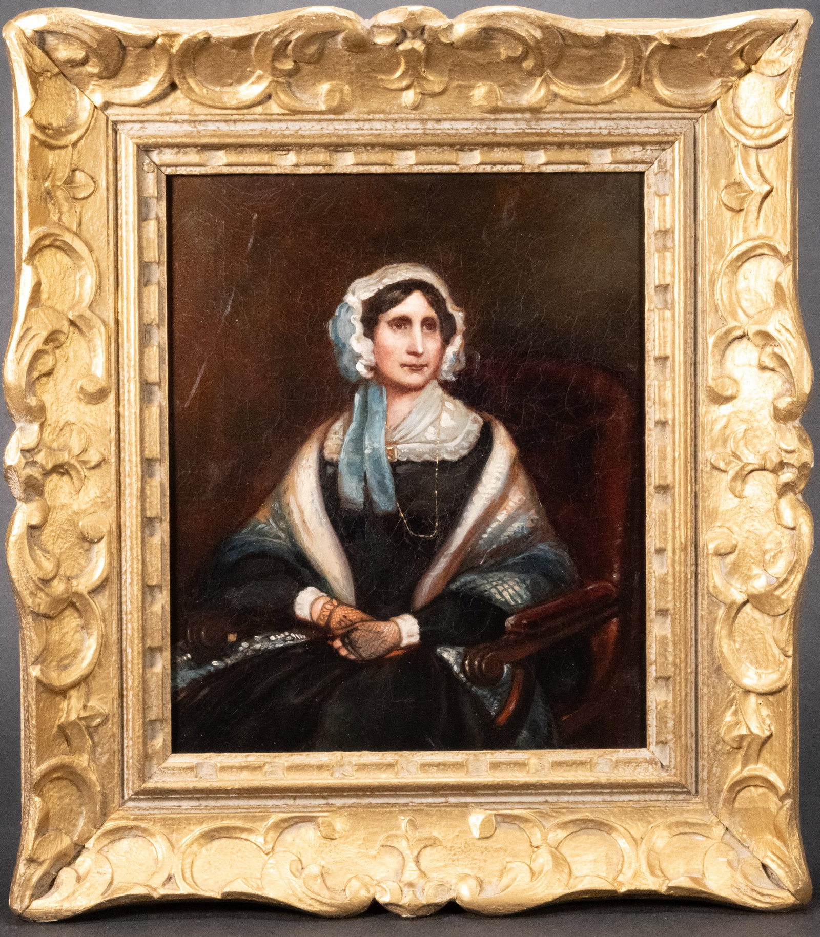 18th c. English School Oil on Canvas Portrait of Dorothy Robinson (1 of 6)