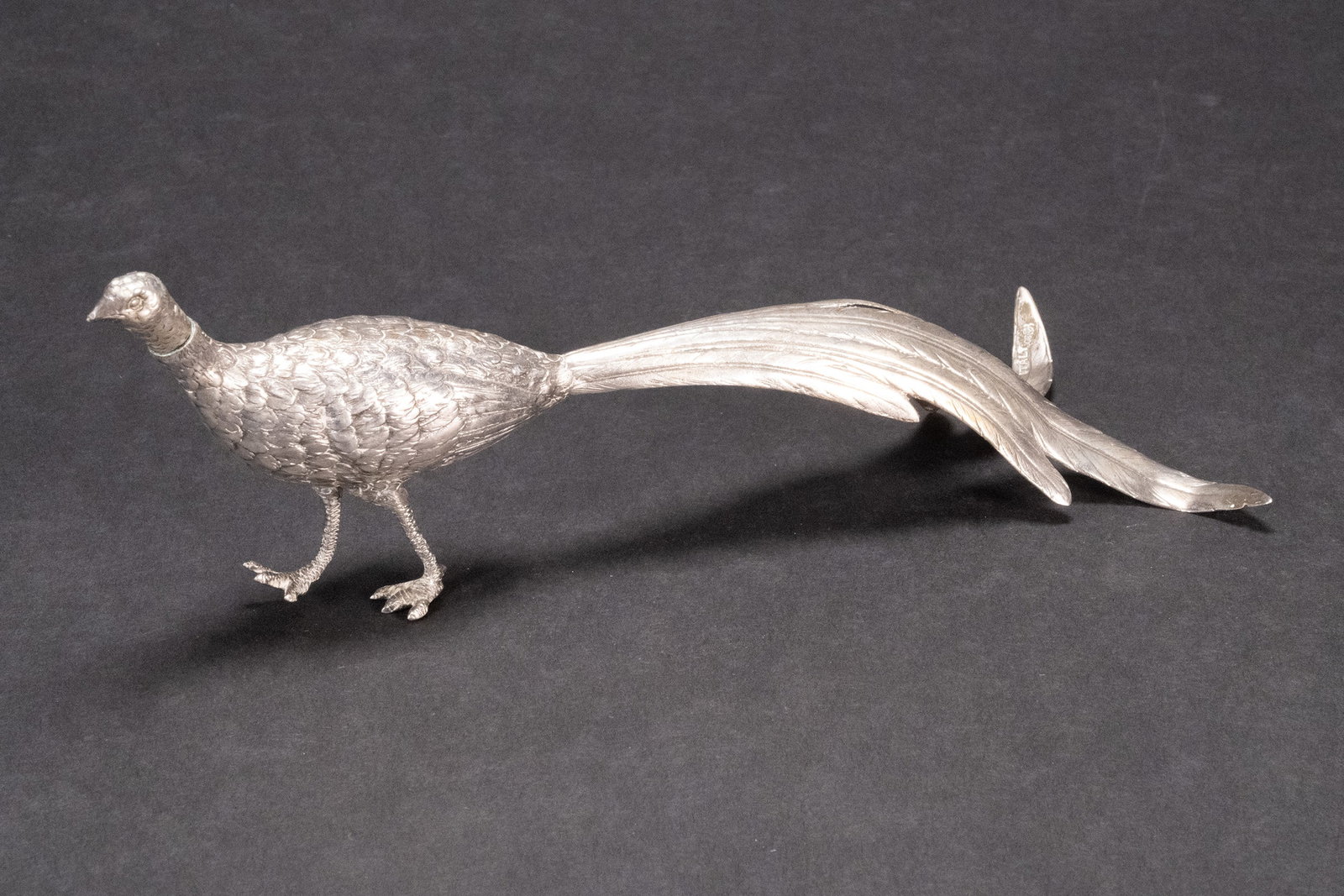 Antique Silver Buccellati Pheasant Game Bird Figure (1 of 6)